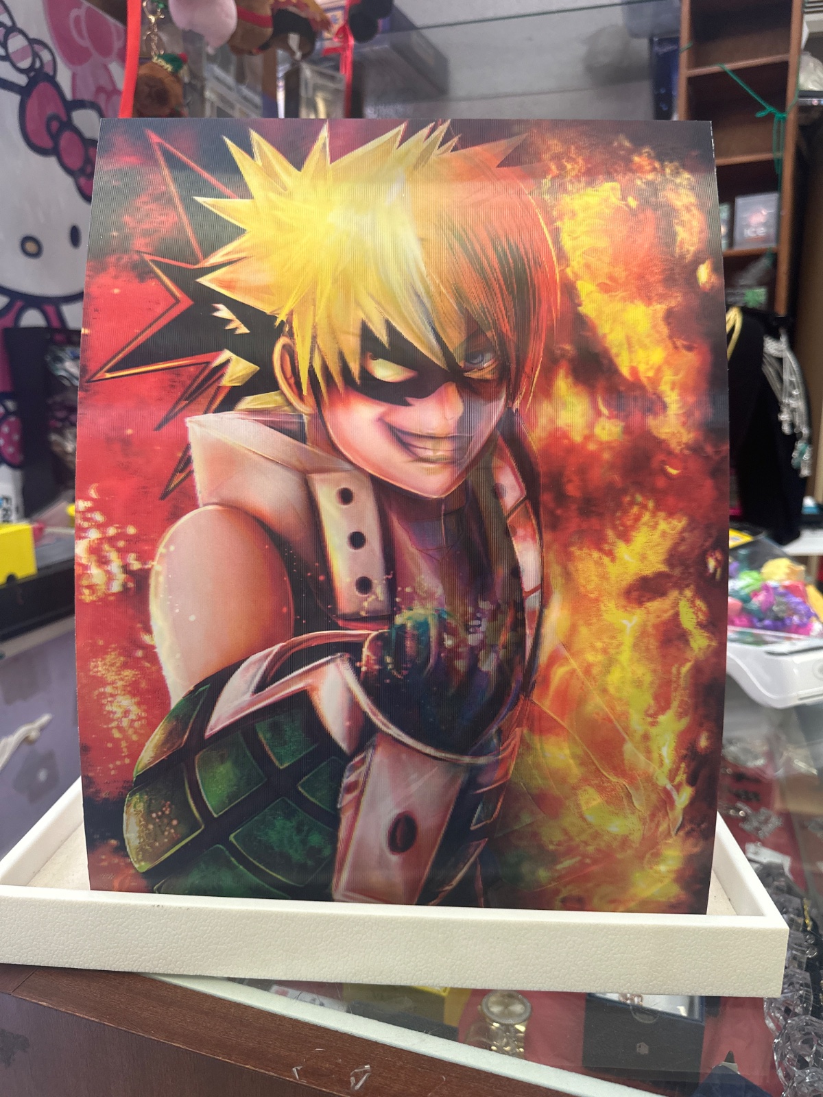 Explosive Blond Hero Lenticular Print