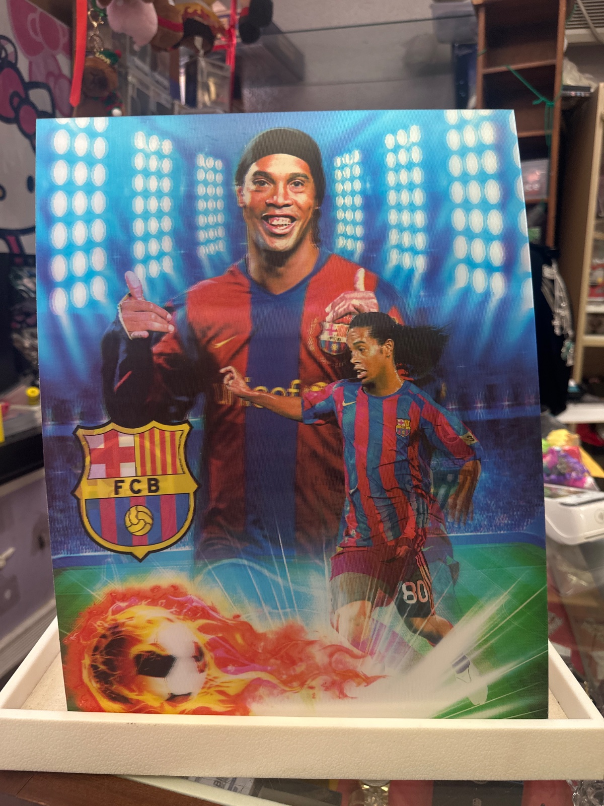 Ronaldinho FC Barcelona Lenticular 3D Poster