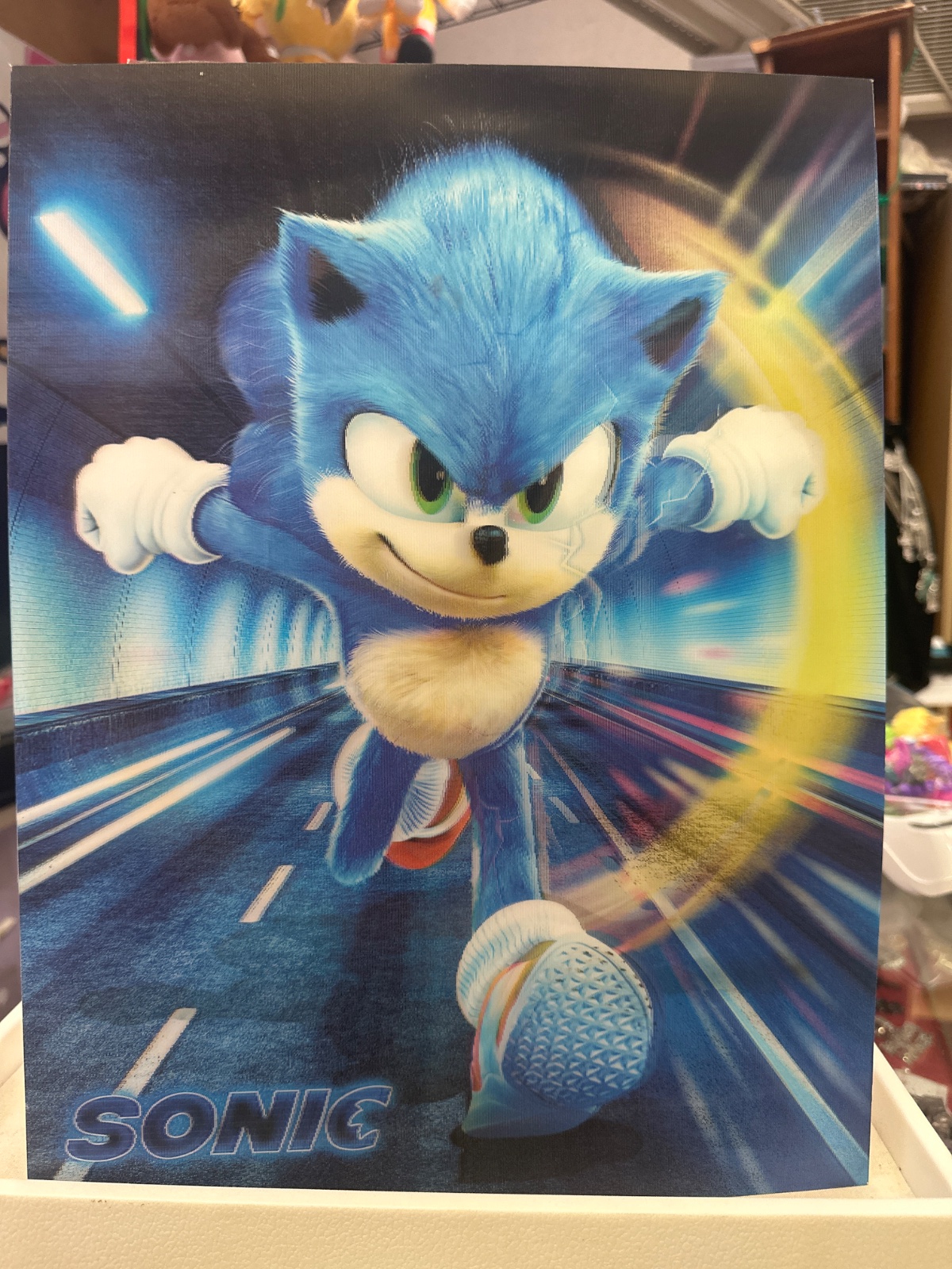 Sonic The Hedgehog Movie Lenticular Print