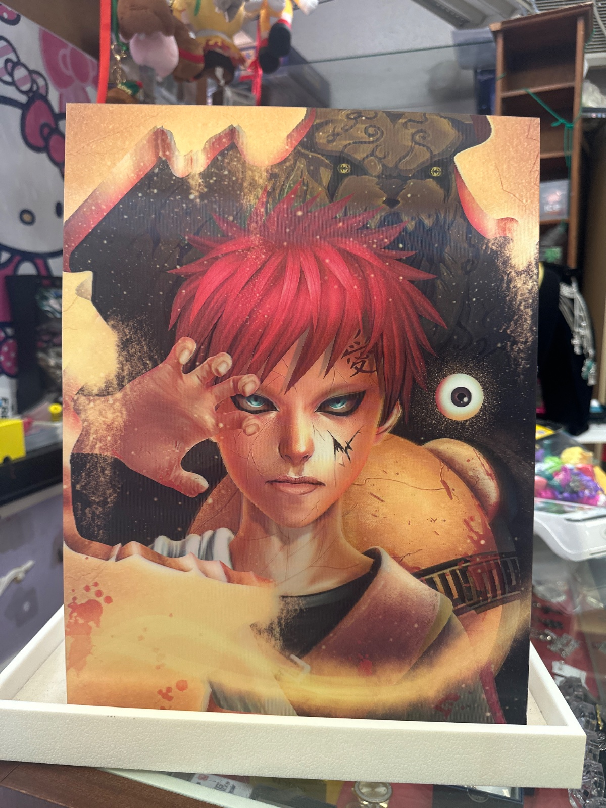 Naruto Gaara Fan Art Canvas Print