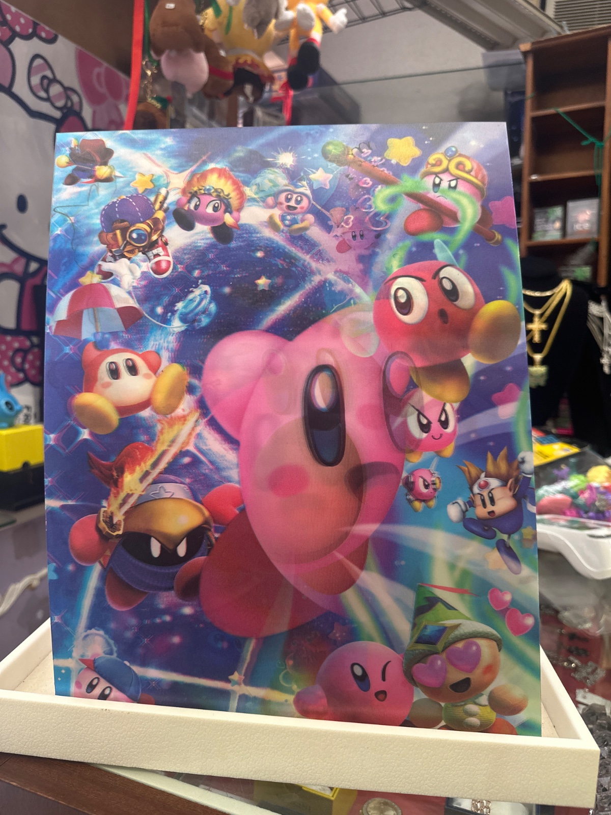 Kirby Star Allies 3D Lenticular Print