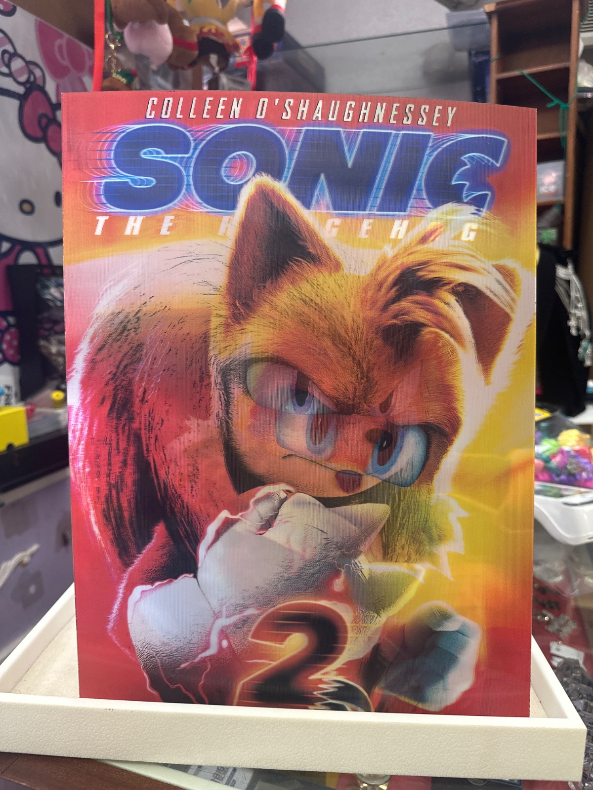 Sonic The Hedgehog 2 Lenticular Poster Card