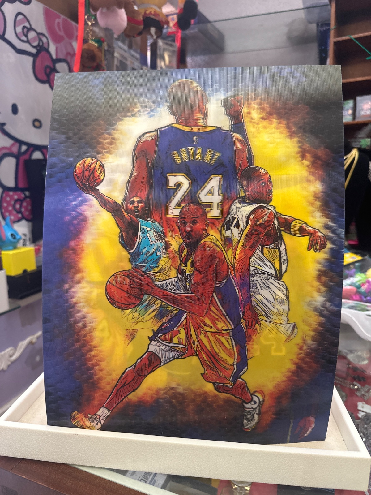 Kobe Bryant Lenticular Basketball Print