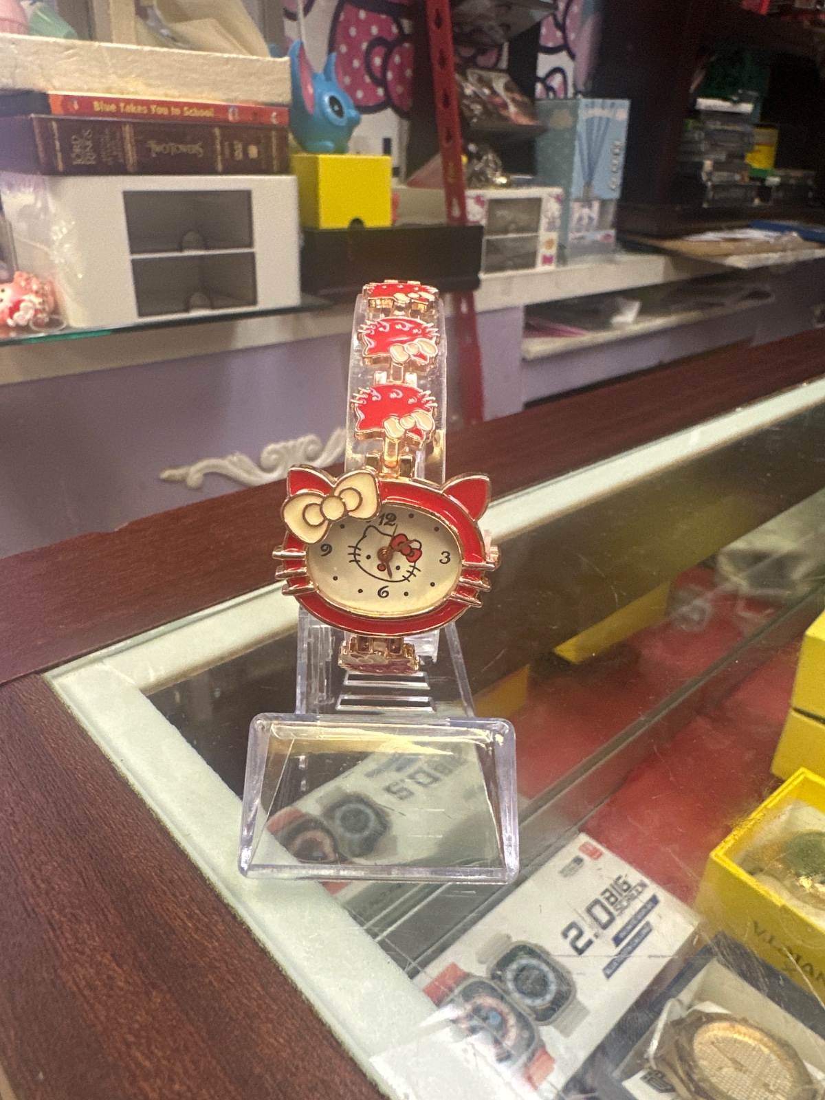 Red Hello Kitty Face Watch