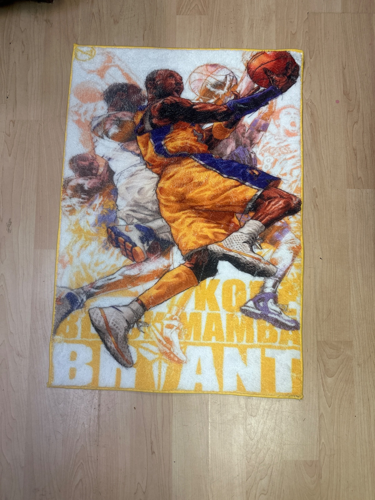 Kobe Bryant Black Mamba Rug