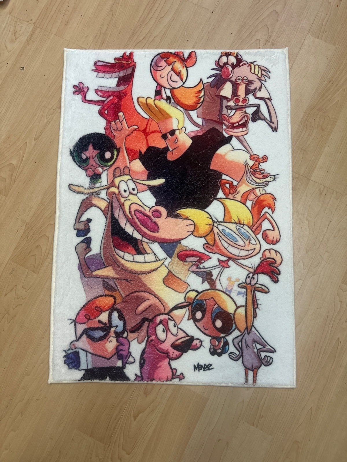 Retro Cartoon Network Character Rug