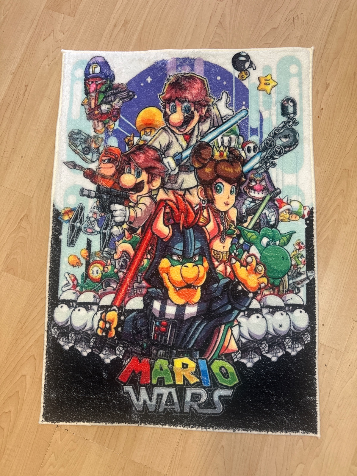 Mario Wars Mashup Rug