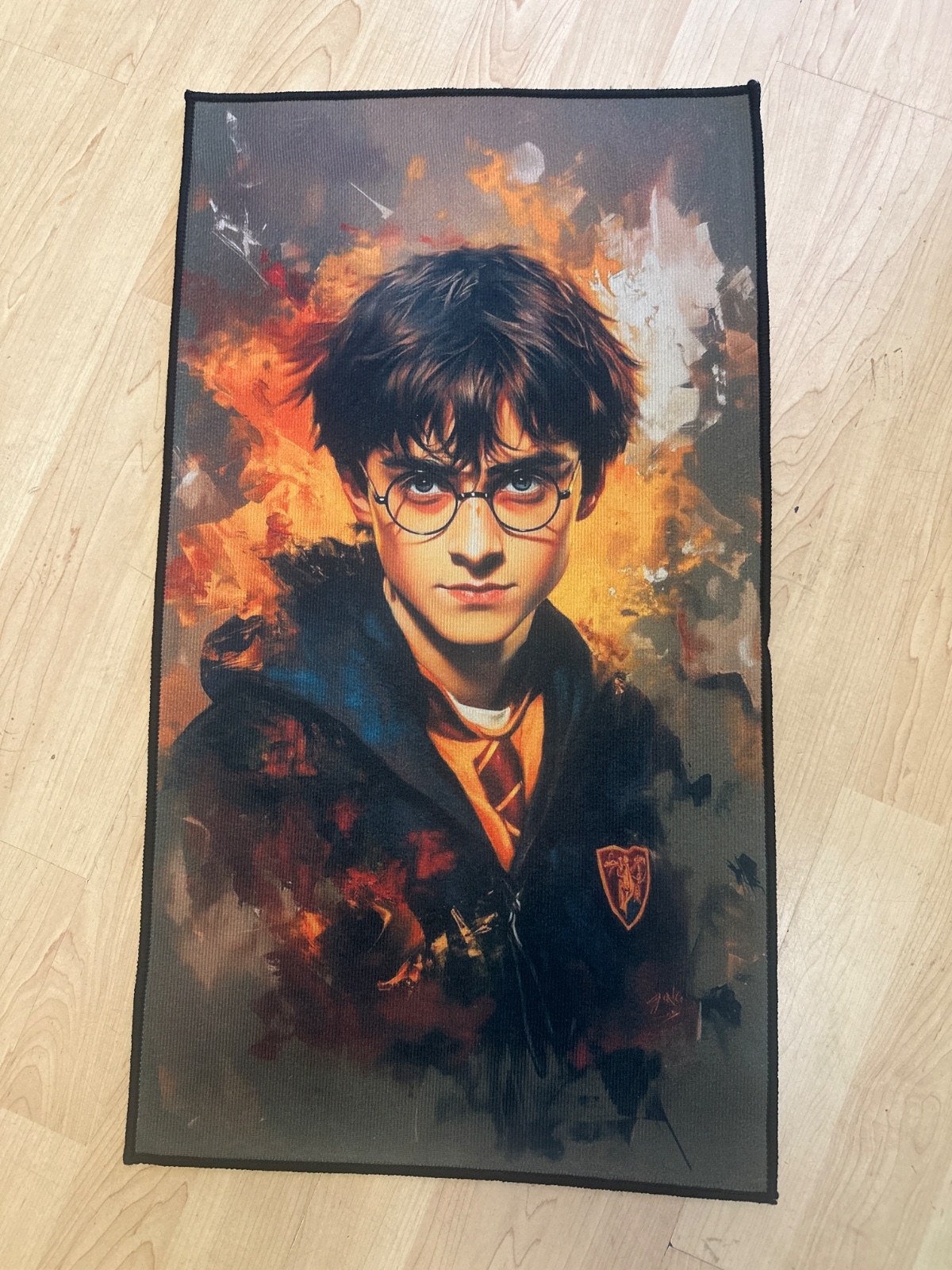 Wizard Boy Portrait Rug