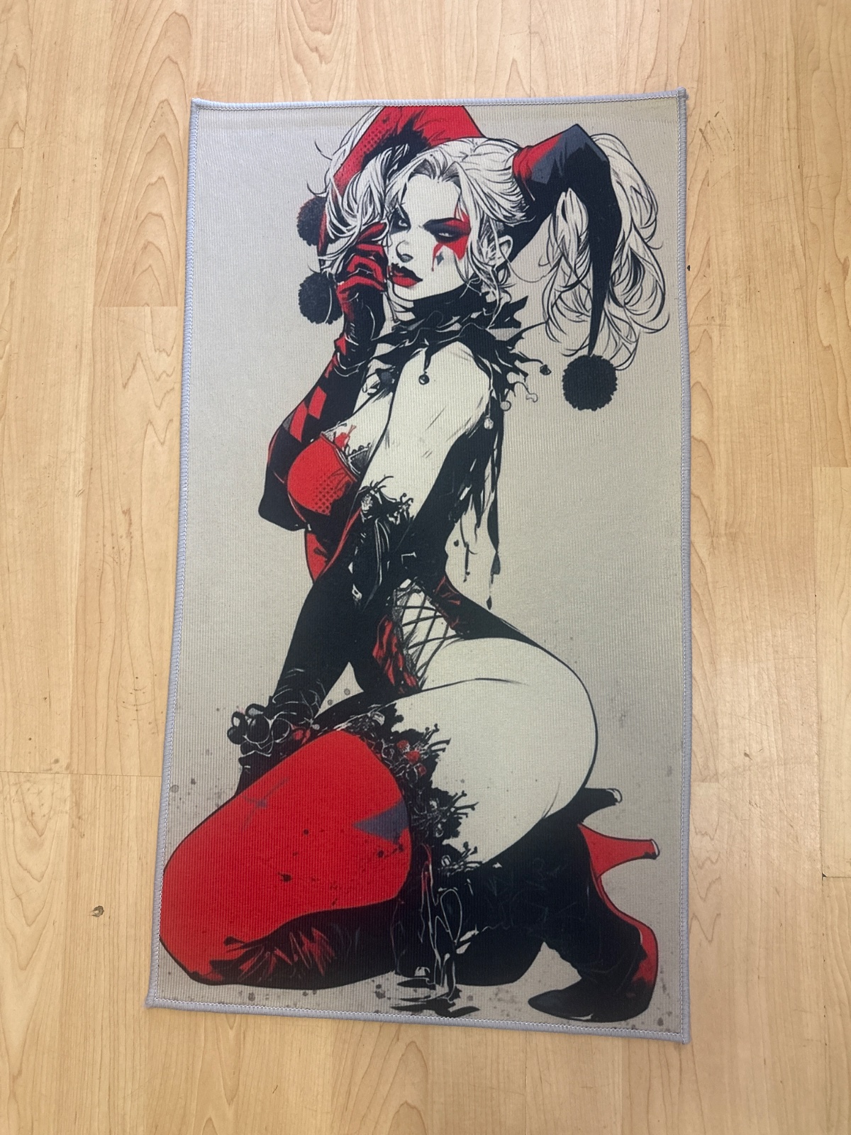 Harlequin Jester Print Rug