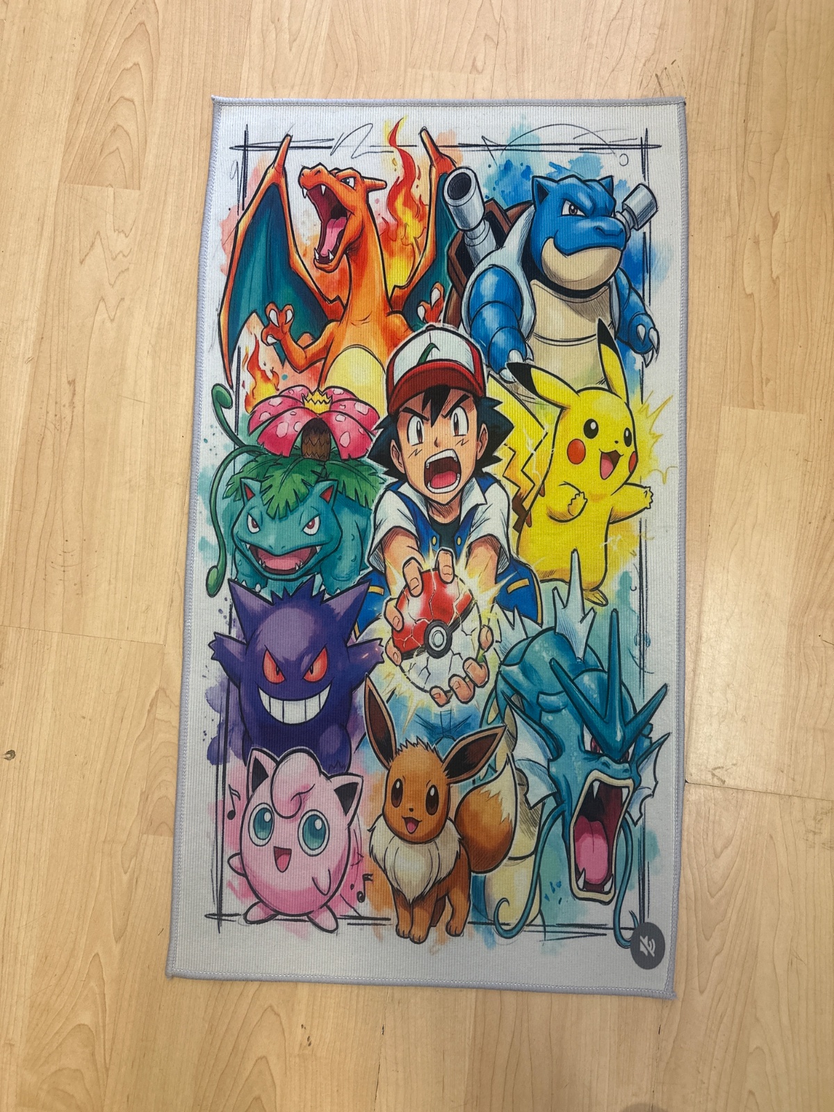 Pokemon Group Print Bath Towel