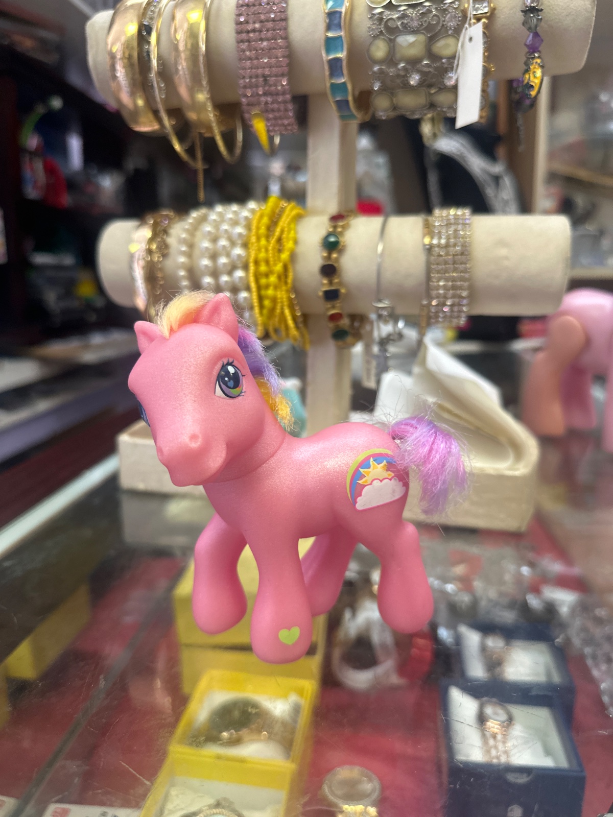 Pink My Little Pony with Rainbow Cutie Mark