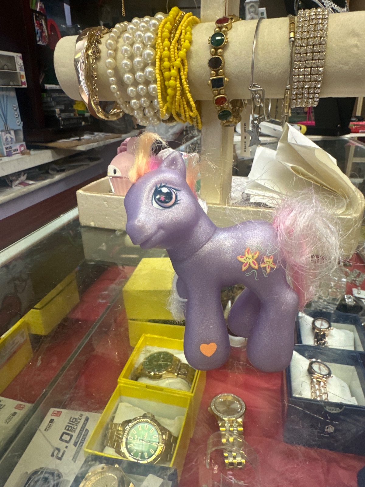 Purple My Little Pony with Flower Print