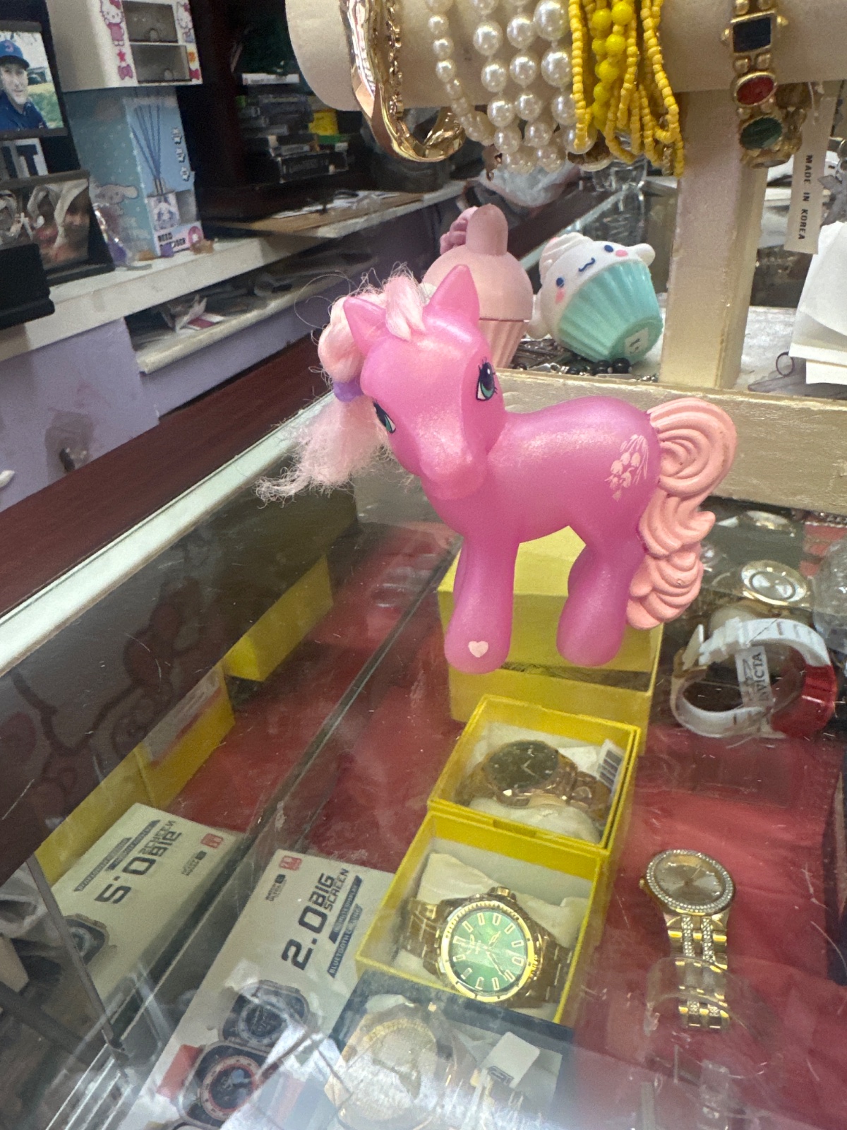 Pink Pony Figure With Brushable Mane