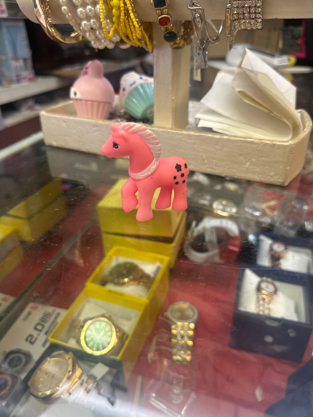 Small Pink Pony Figure with Flower Cutie Marks