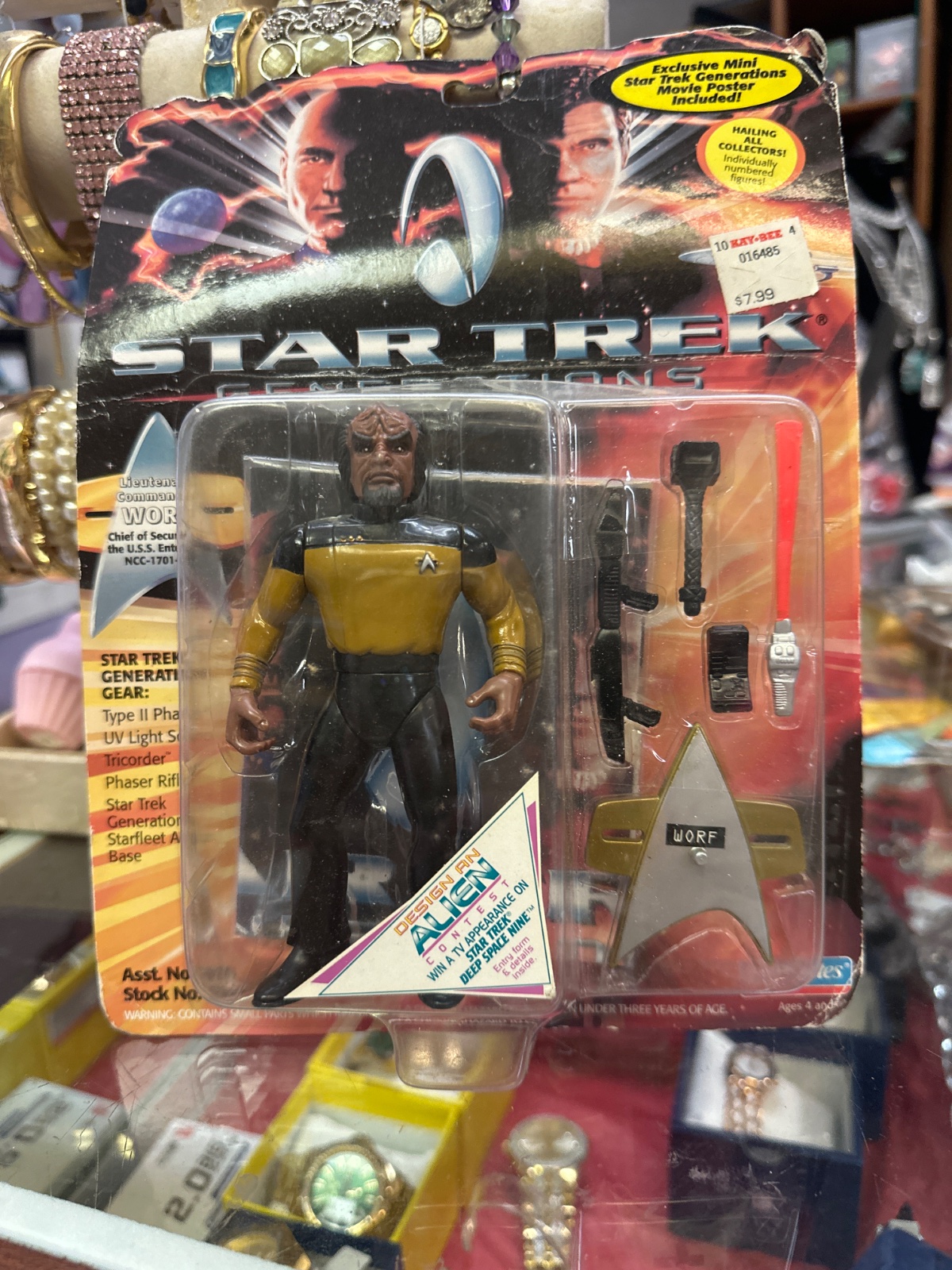 Star Trek Generations Lieutenant Commander Worf Action Figure