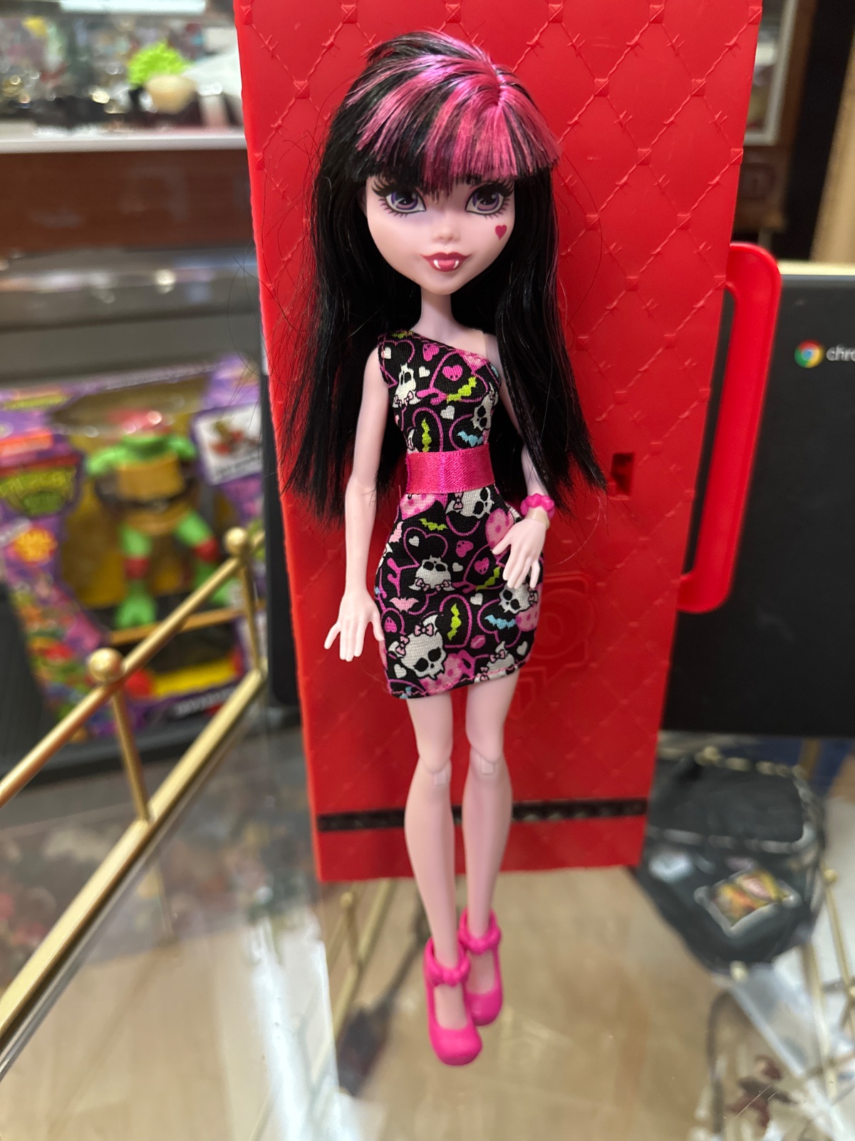 Monster High Draculaura Doll in Skull Print Dress