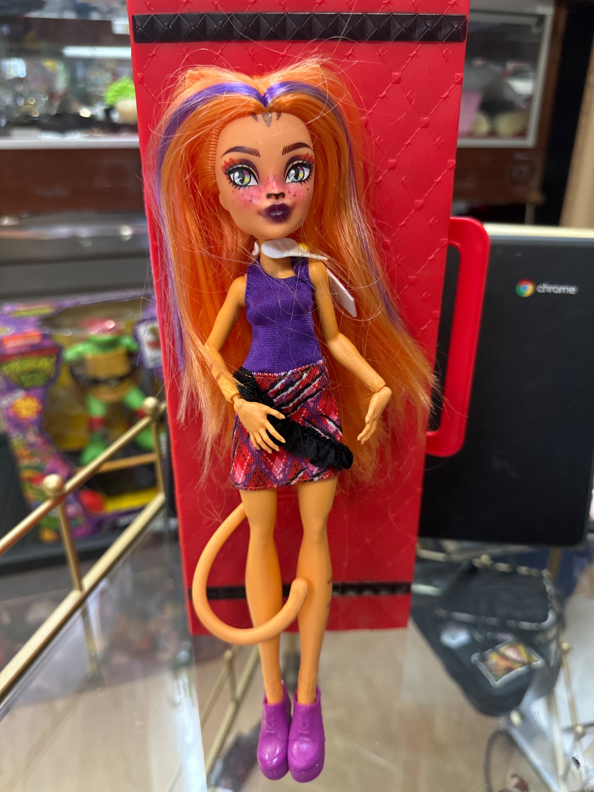Orange-Haired Cat Girl Fashion Doll