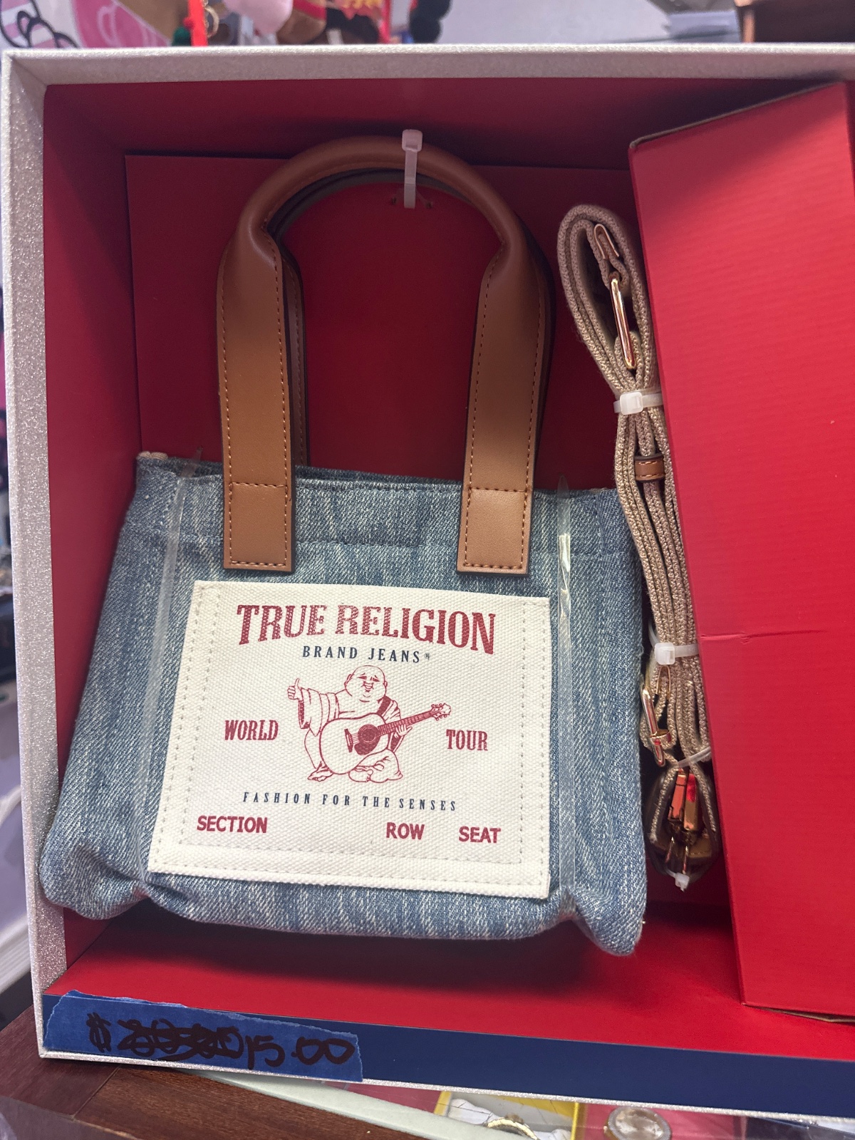 True Religion Denim Mini Tote Bag