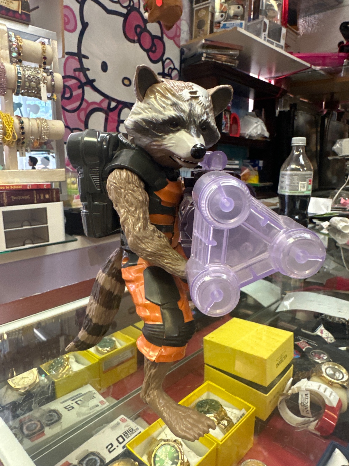 Rocket Raccoon Action Figure With Blaster