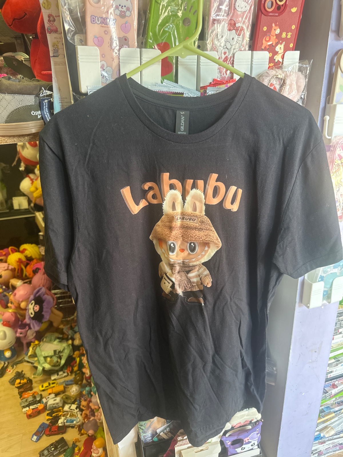 Black Labubu Graphic Tee