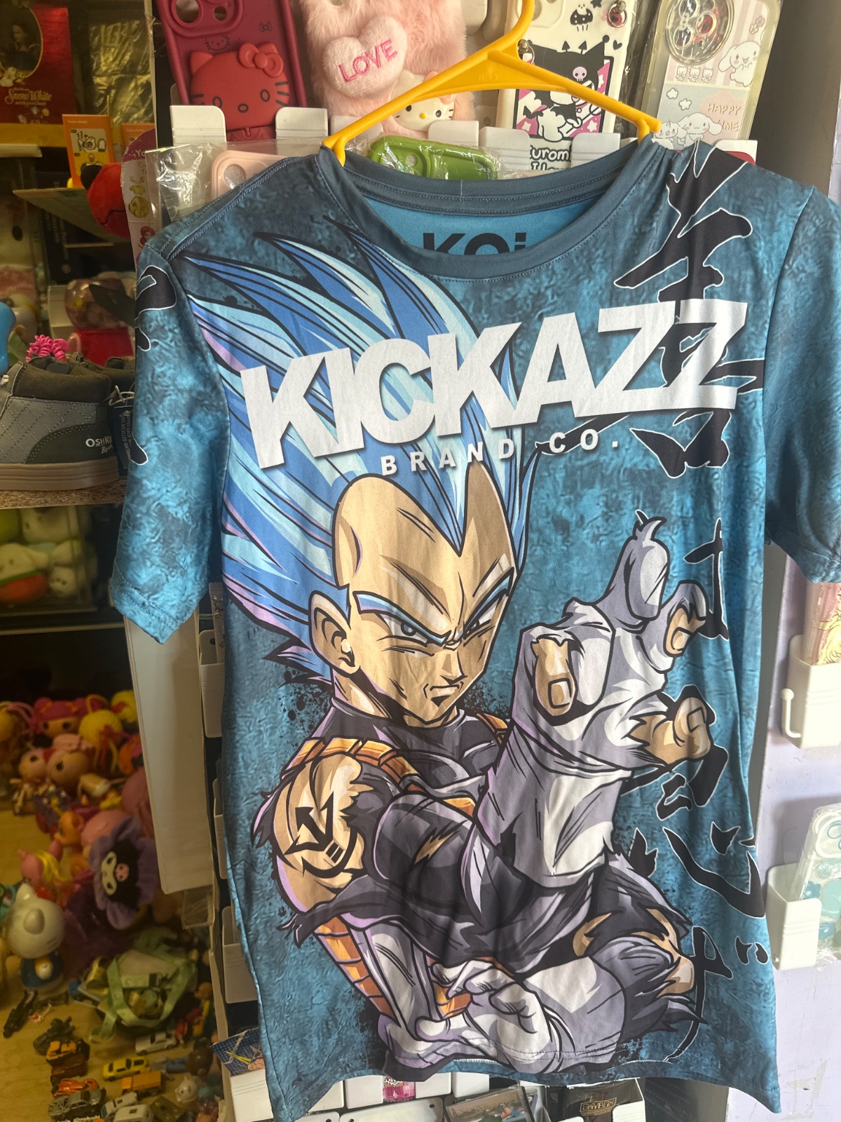 Kickazz Brand Co. Dragon Ball Vegeta Graphic Tee