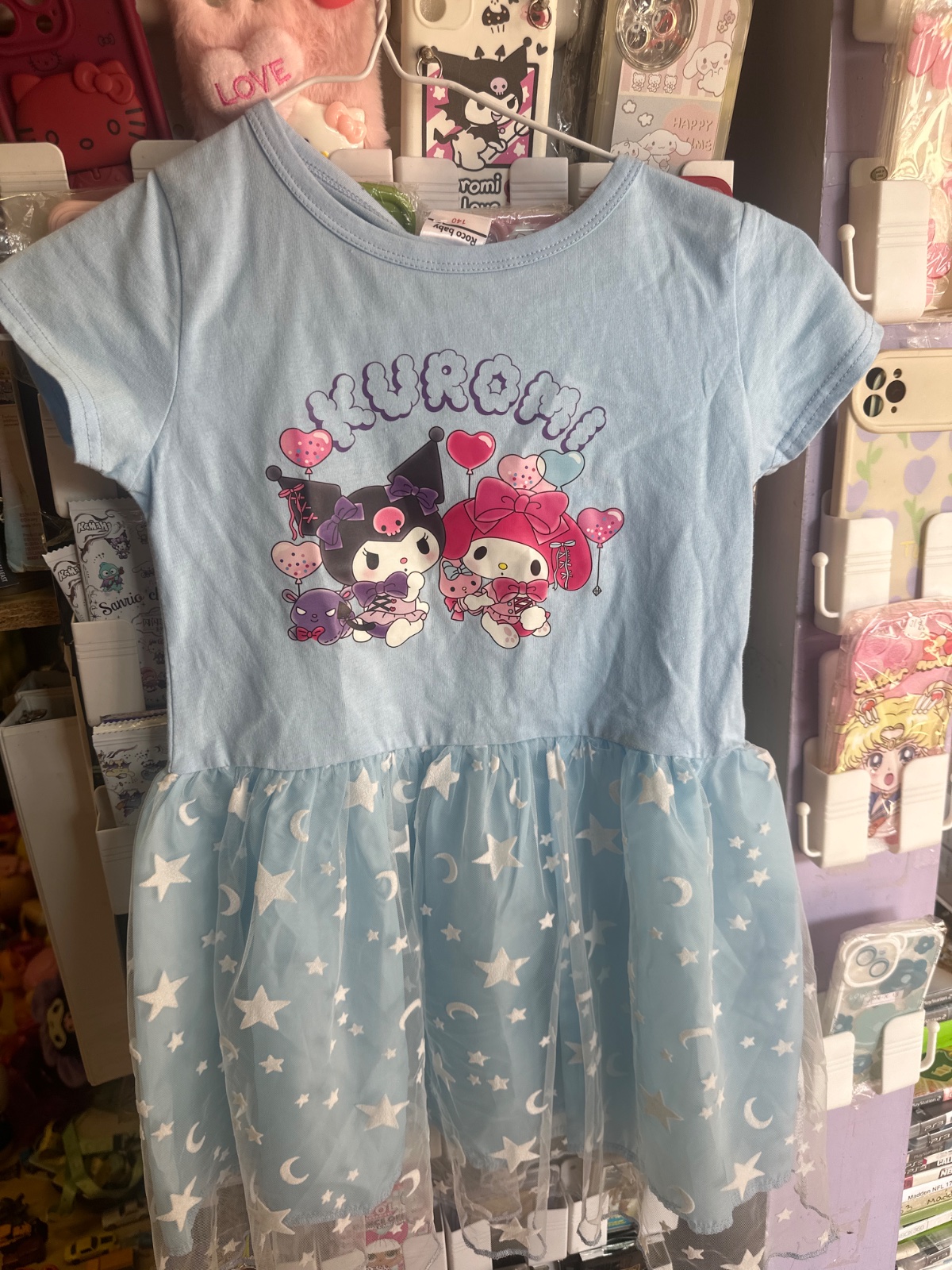 Kuromi & My Melody Tulle Skirt Dress
