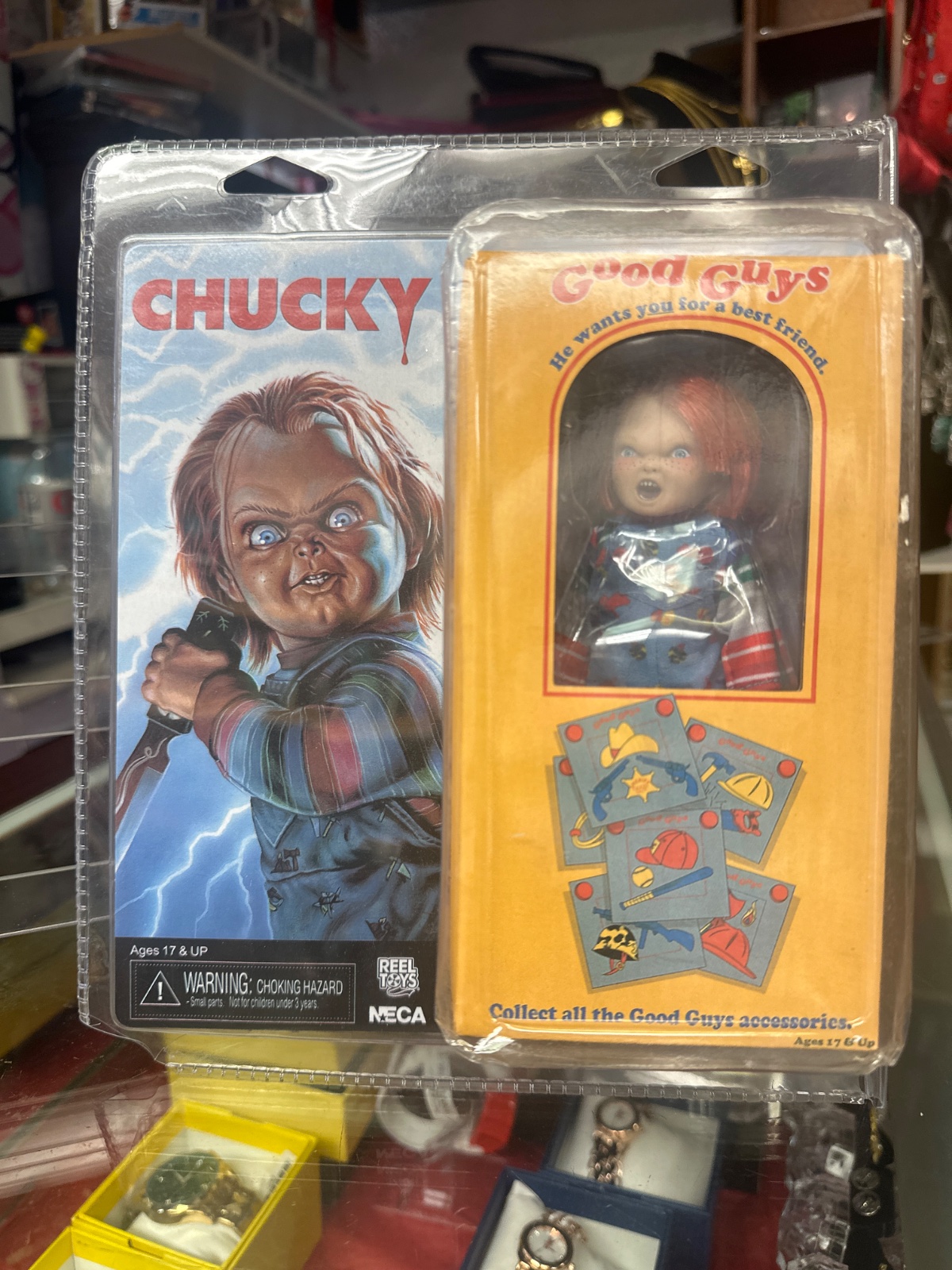 NECA Reel Toys Chucky Good Guys Figure, Sealed in Package
