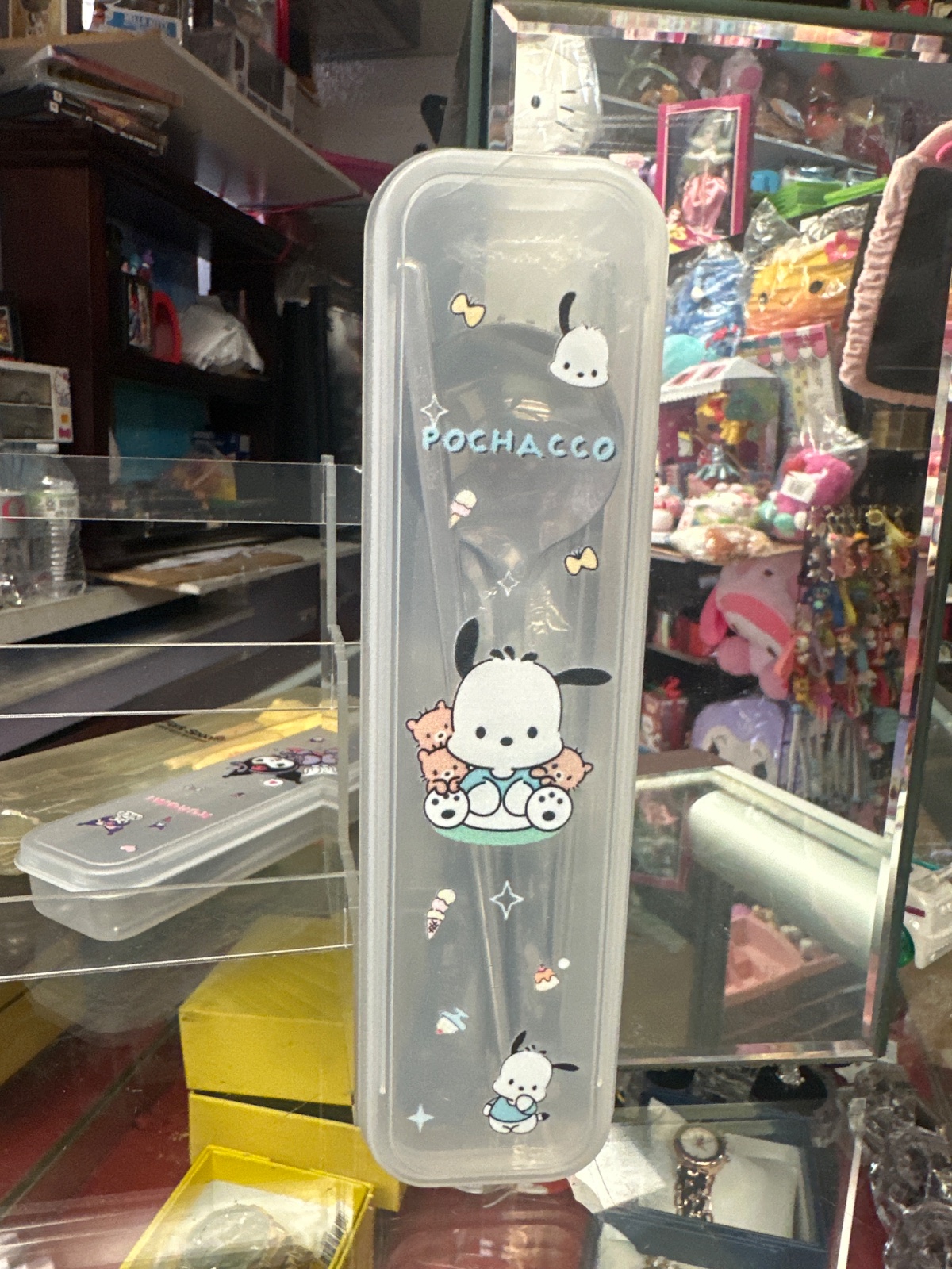 Pochacco Utensil Case with Spoon
