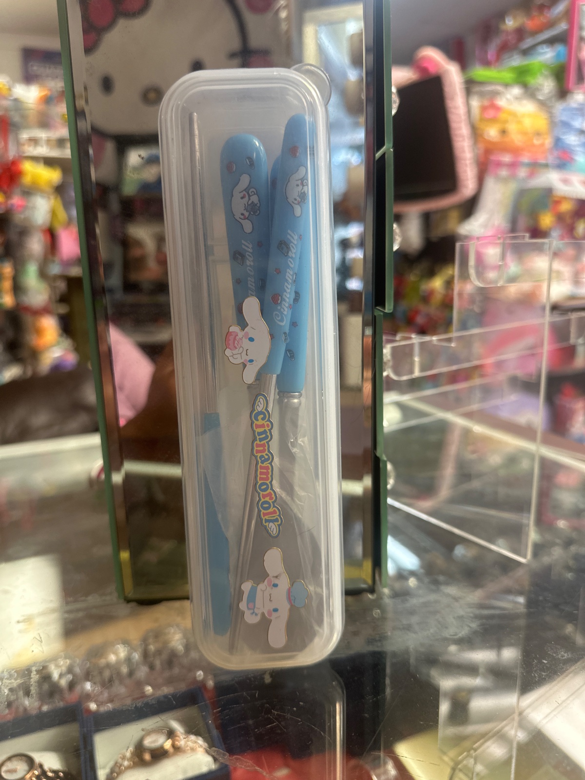 Cinnamoroll Chopsticks in Travel Case