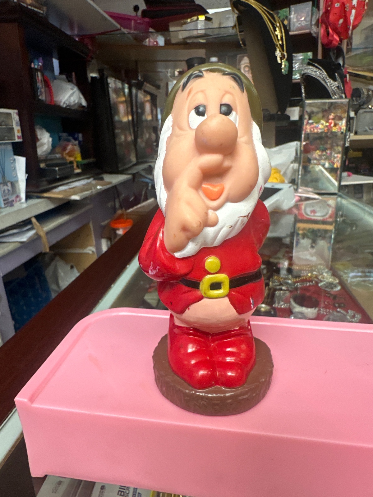 Vintage Sneezy Dwarf Figurine