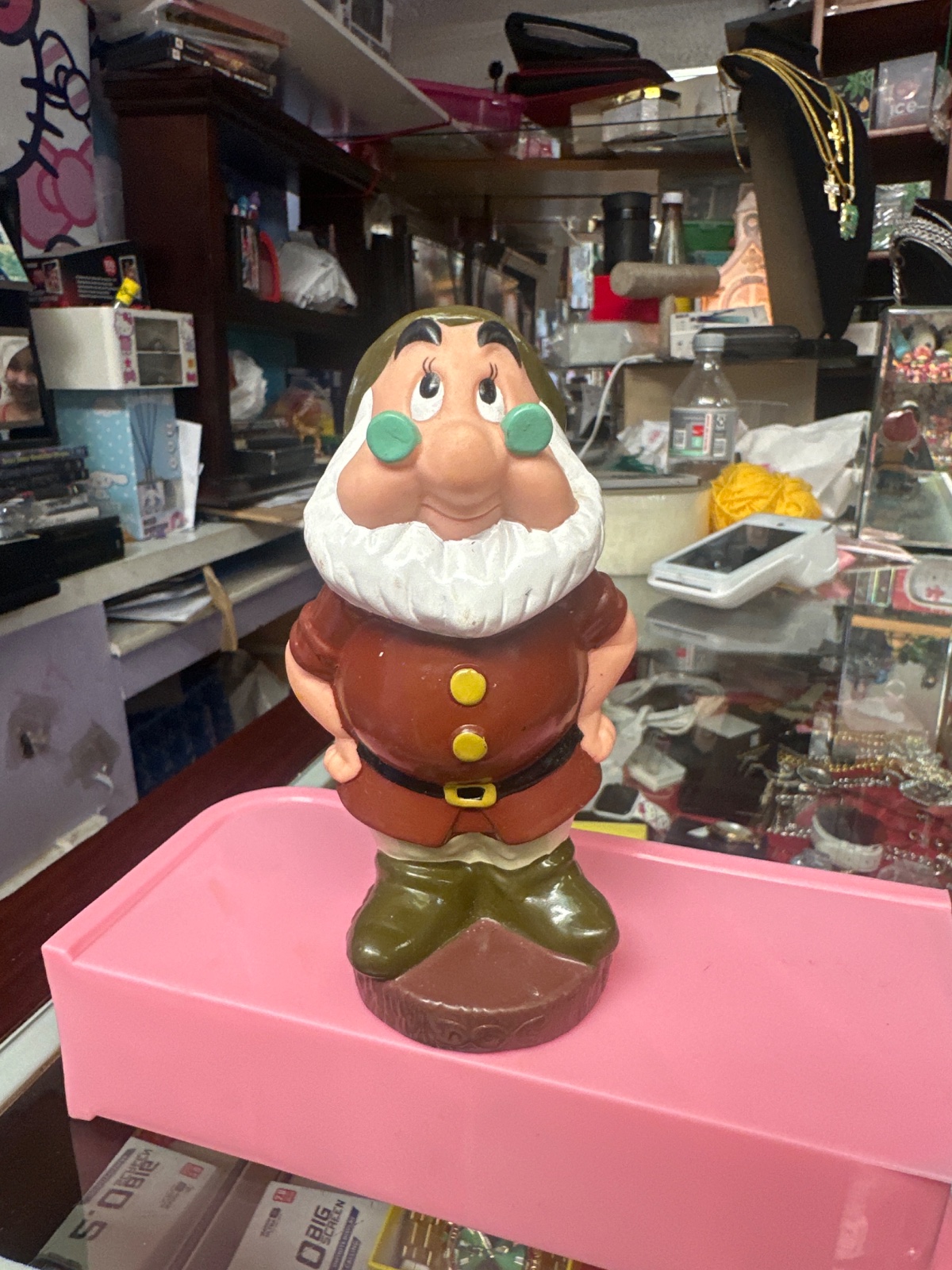 Vintage Sneezy the Dwarf Vinyl Figure
