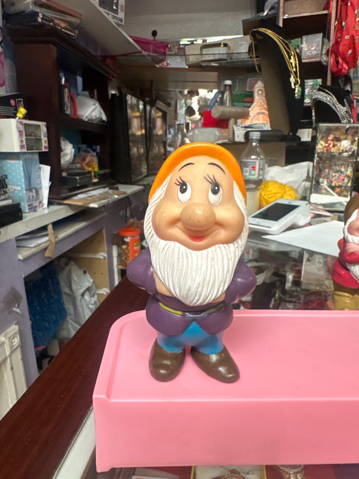 Bearded Dwarf Figure with Orange Cap