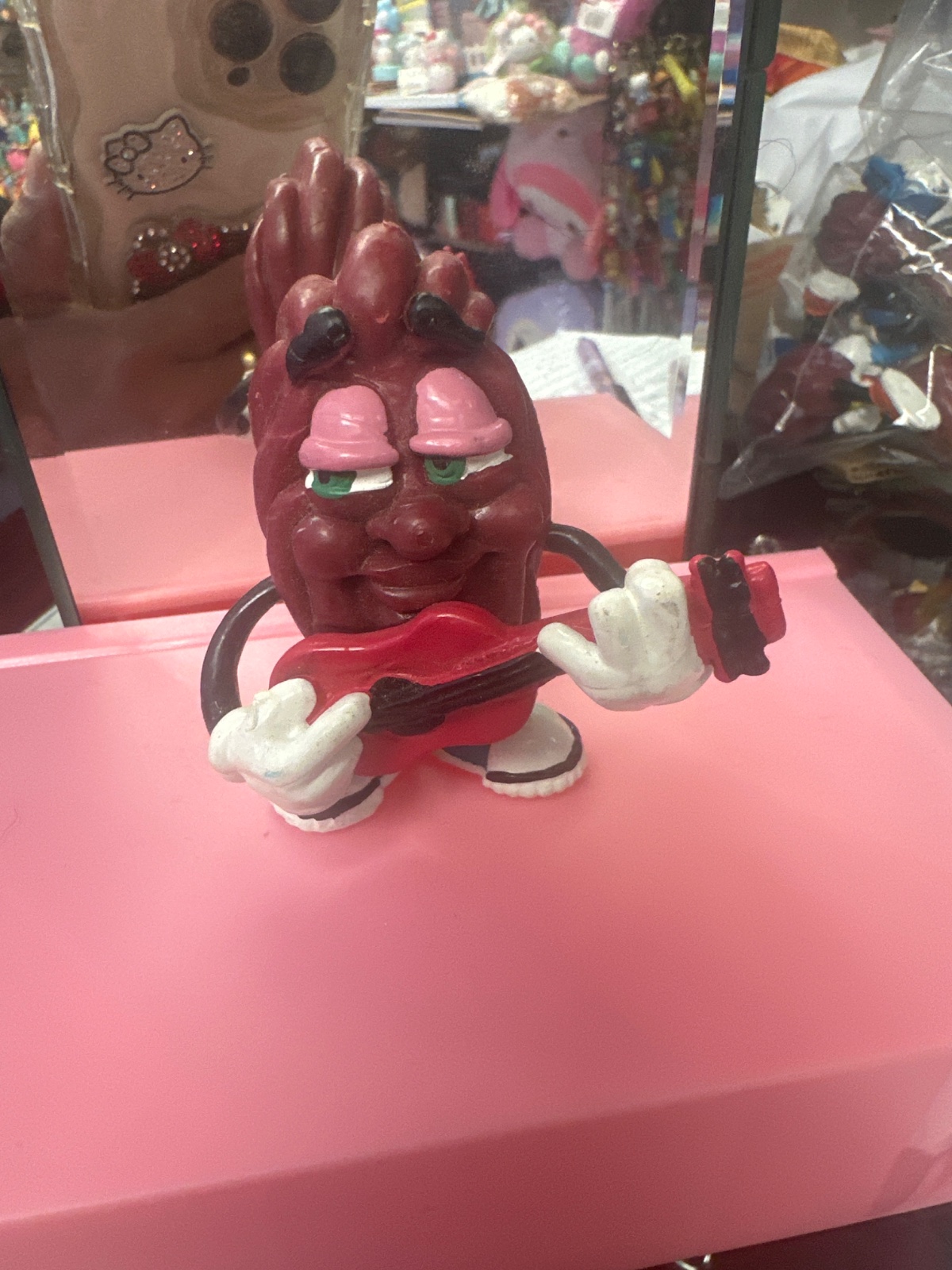 California Raisin Guitar Player Figure