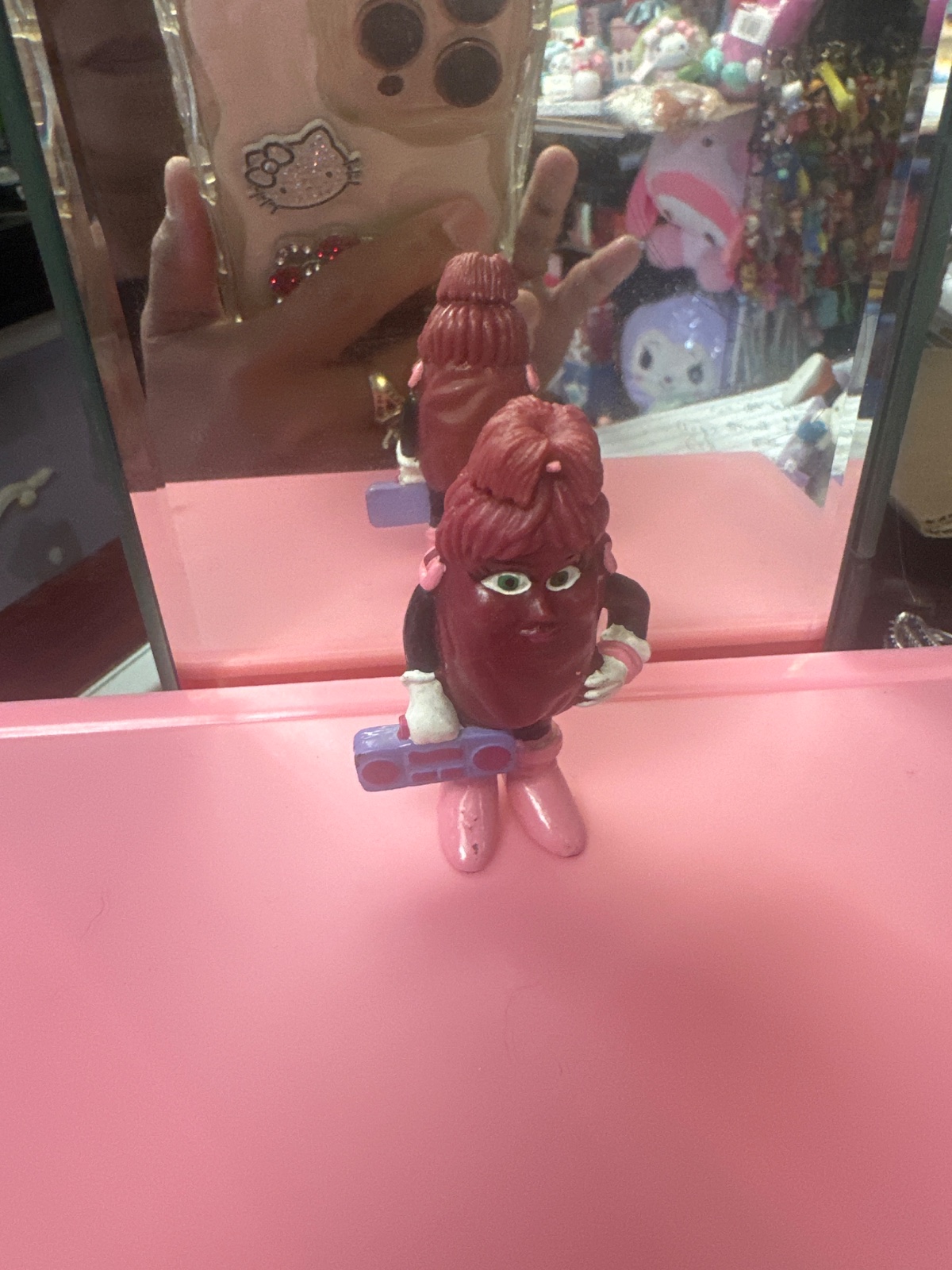 California Raisin Figure With Boombox