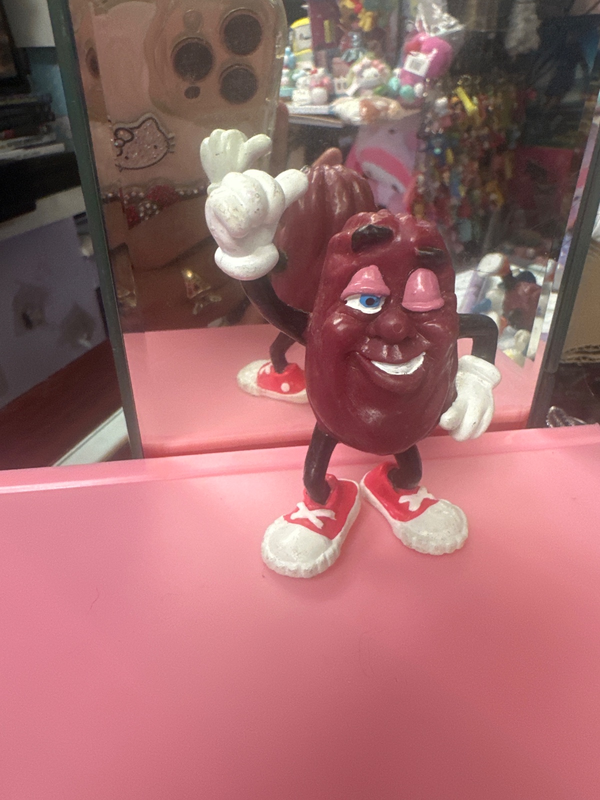 California Raisin Figure With Sneakers