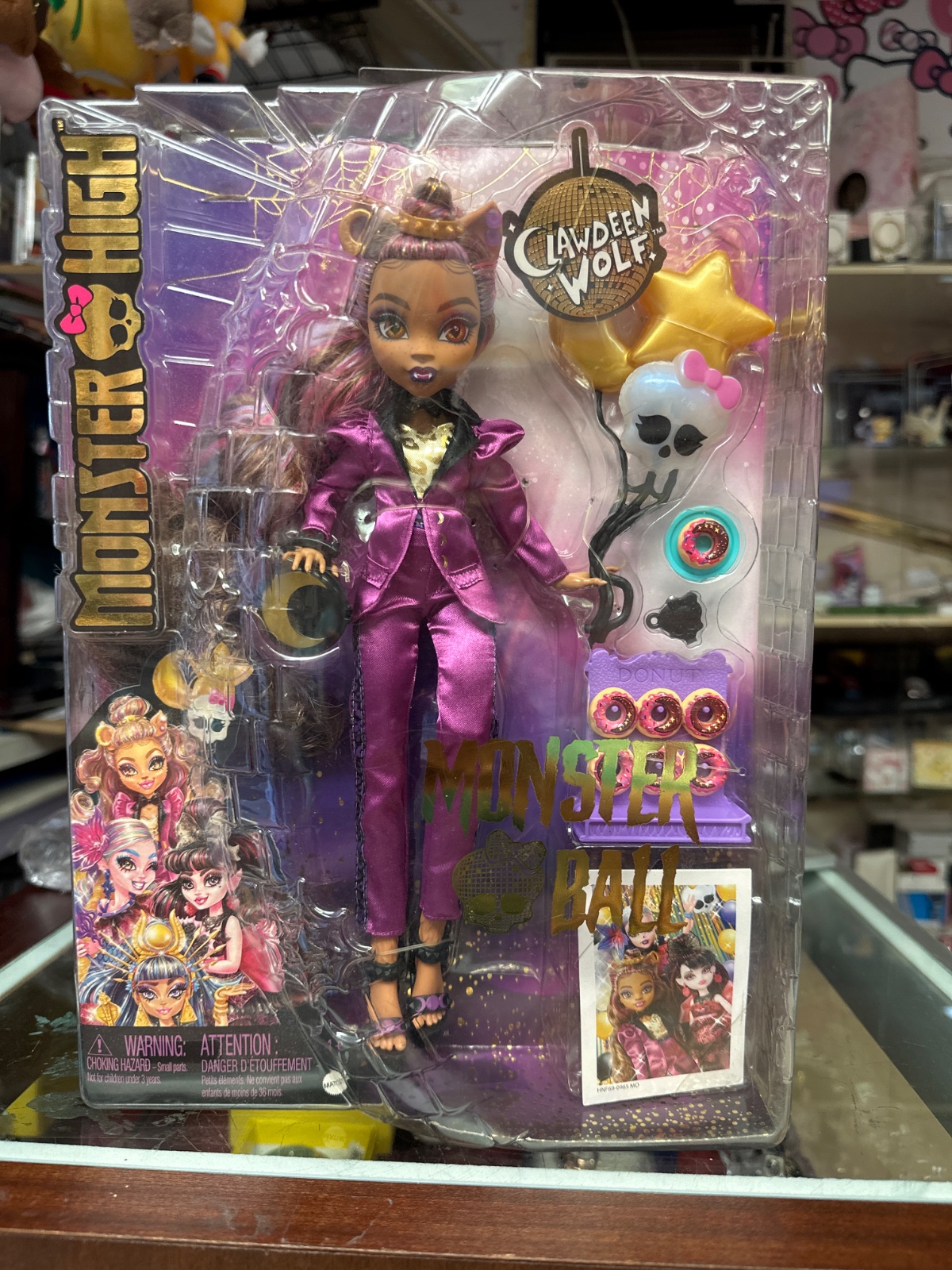 Monster High Clawdeen Wolf Monster Ball Doll (New in Box)
