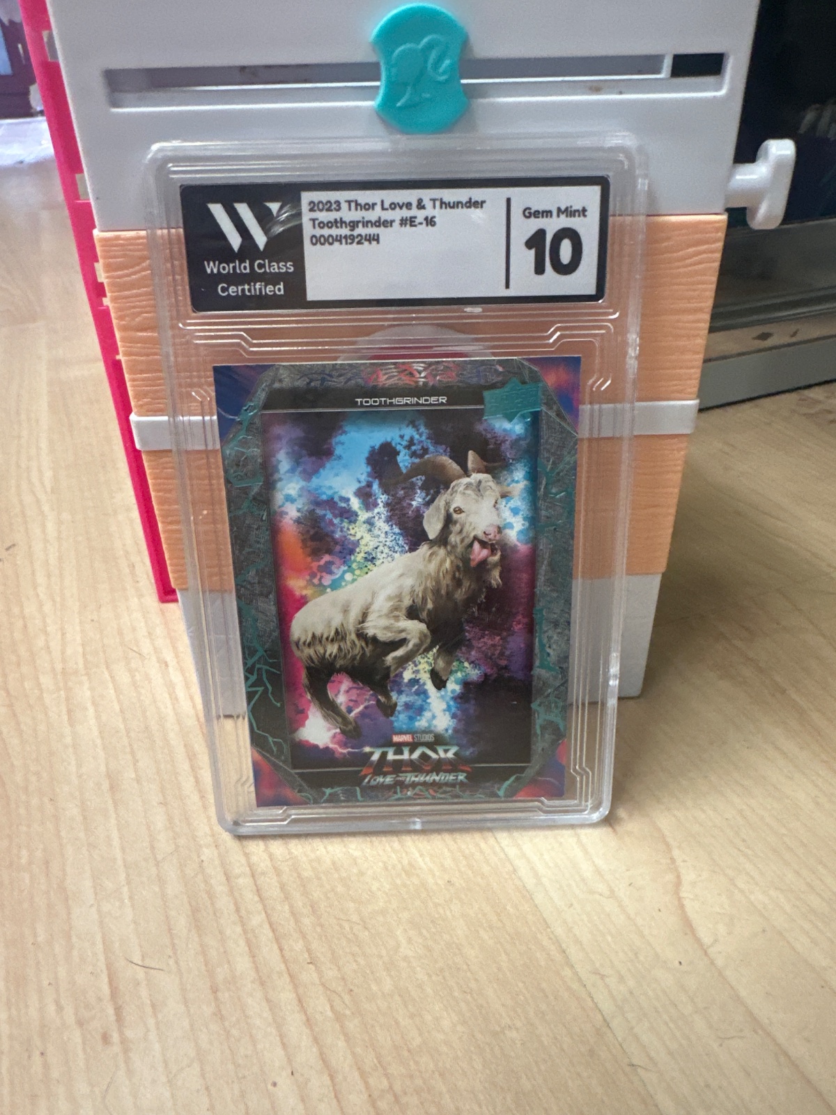 Graded Thor: Love & Thunder Toothgrinder Card #E-16