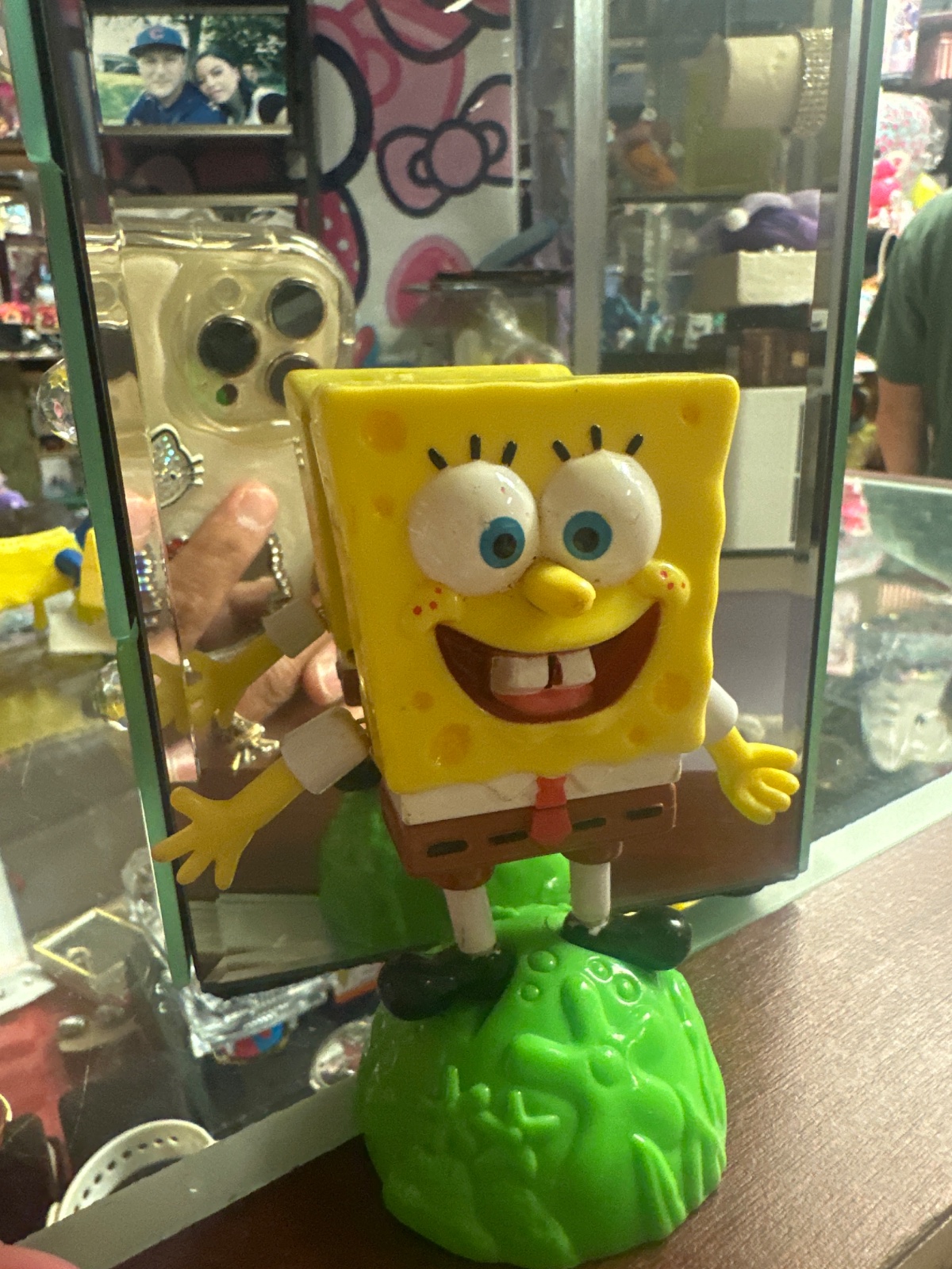 SpongeBob Figure on Rock Base