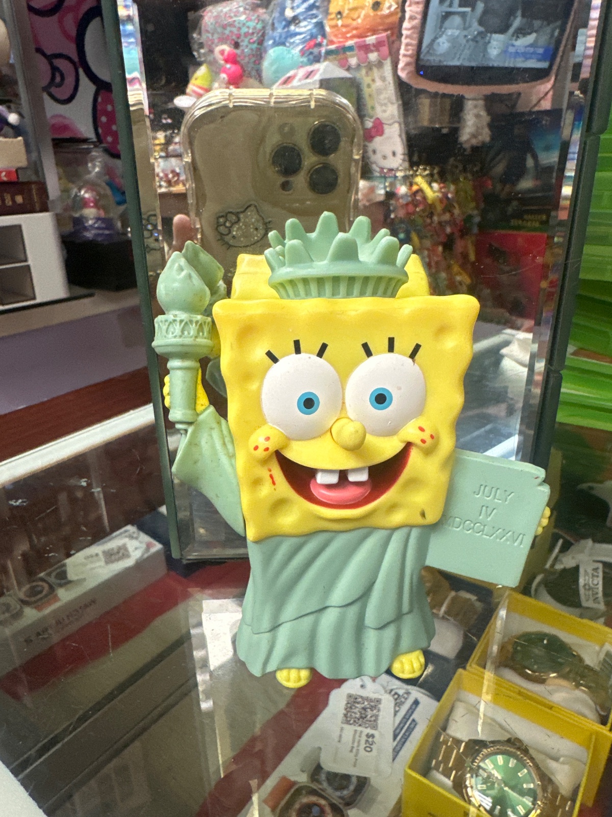 SpongeBob Statue Of Liberty Figure