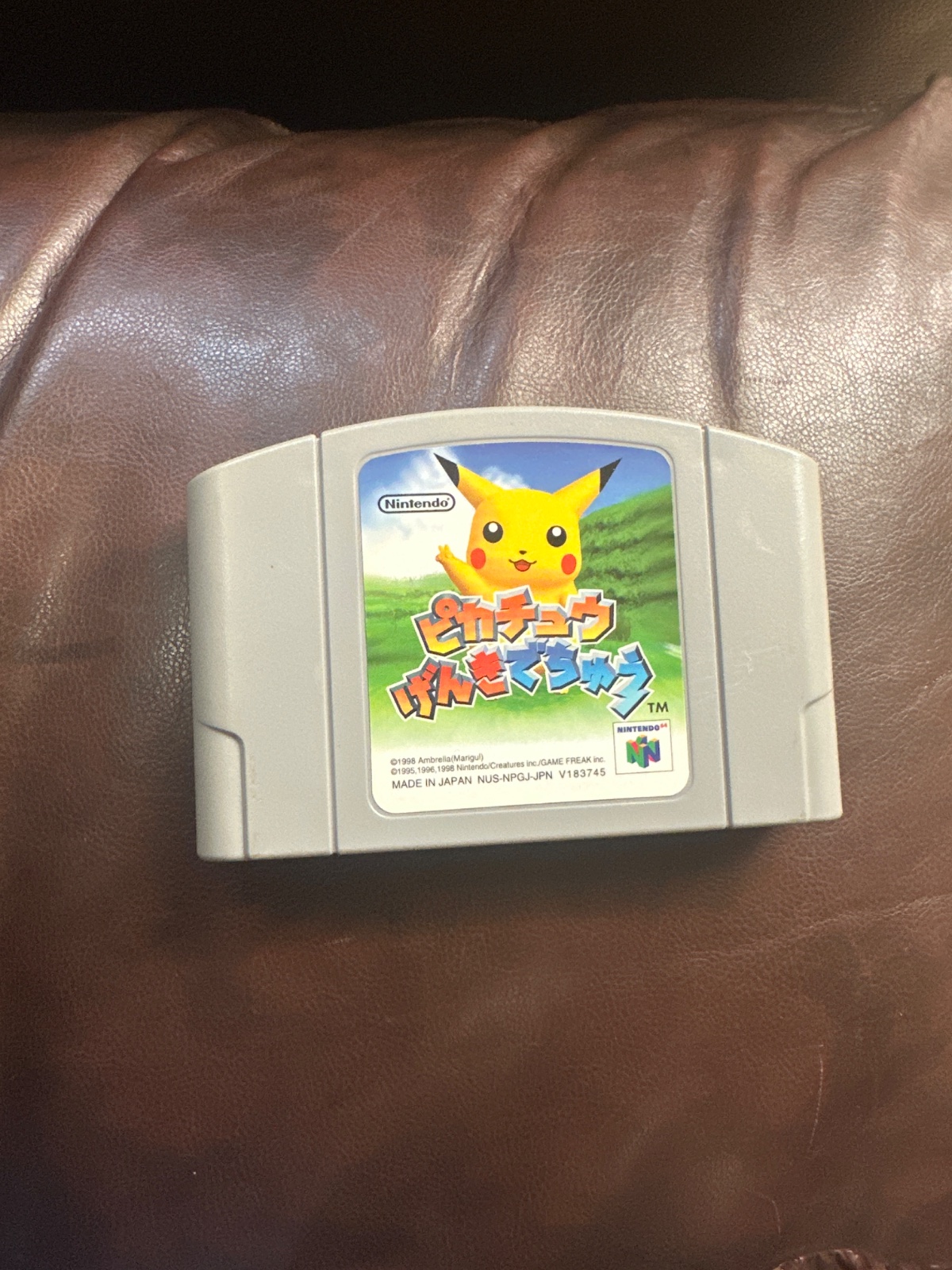 Hey You, Pikachu! Japanese N64 Cartridge