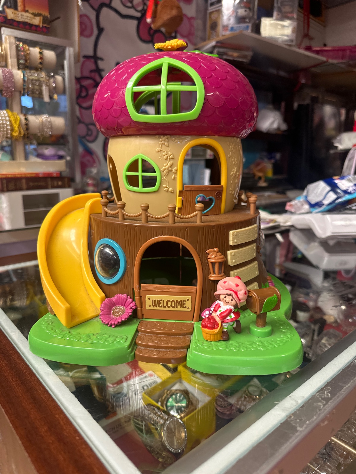 Strawberry Shortcake Berry Cottage Playset with Slide