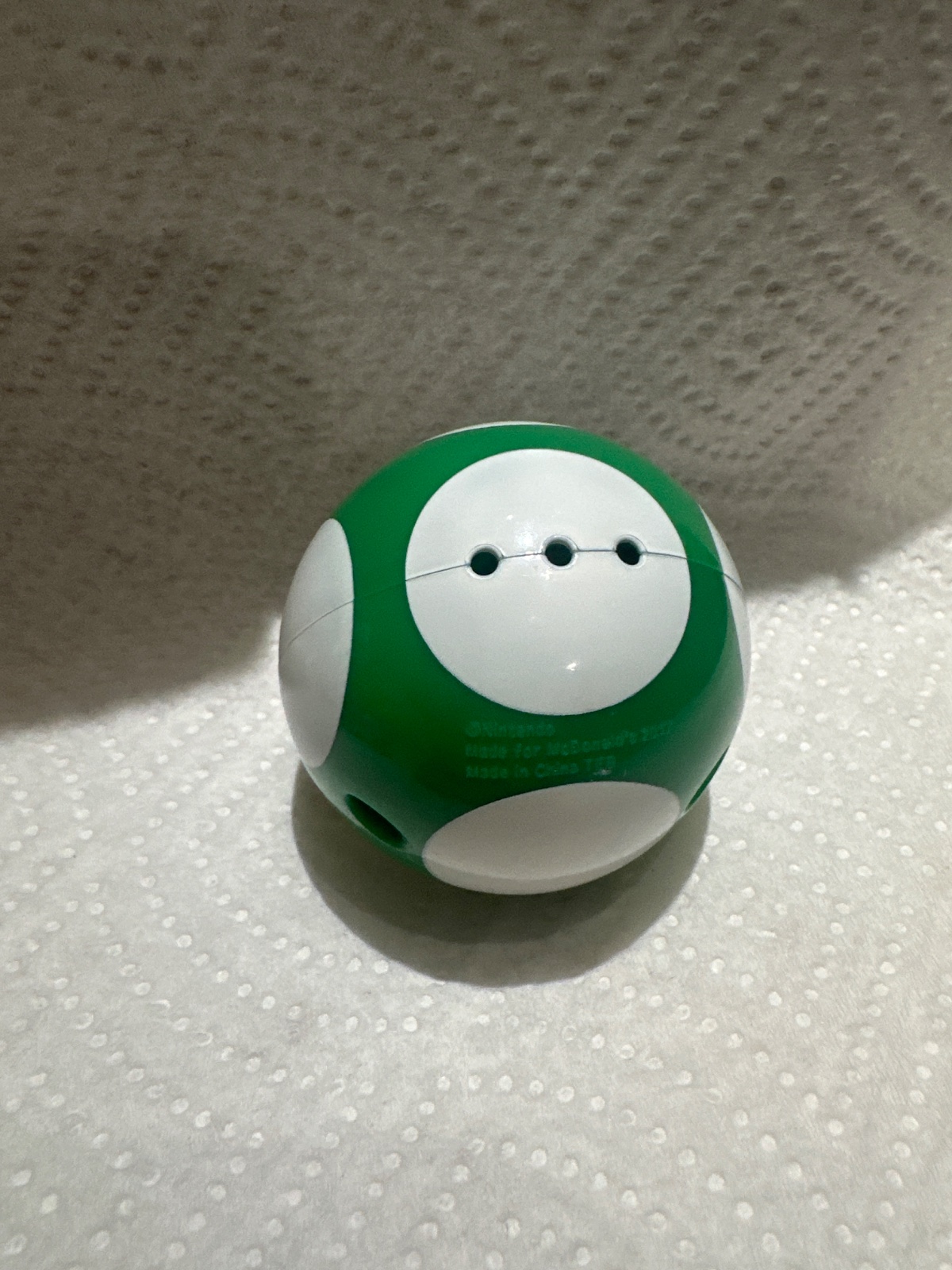 Green 1-Up Mushroom Ball Toy