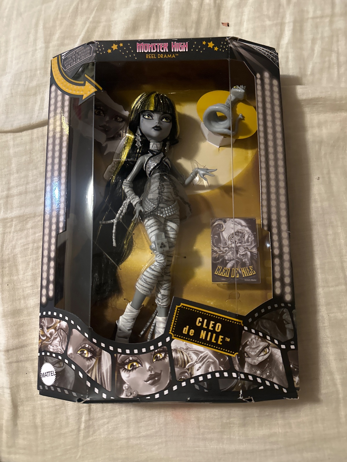 Monster High Reel Drama Cleo de Nile Doll (NIB)