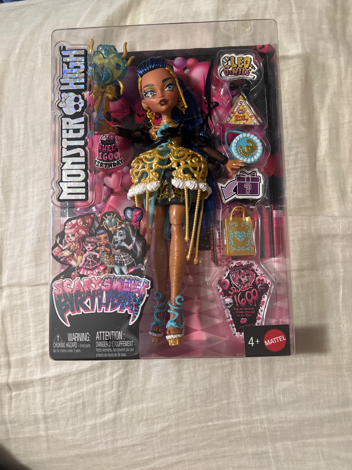 Monster High Cleo De Nile Scary Sweet Birthday Doll