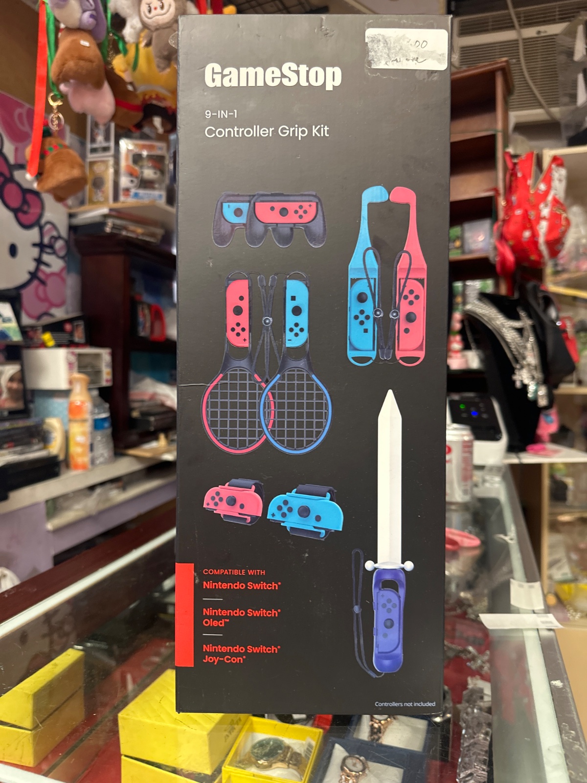 GameStop 9-in-1 Controller Grip Kit for Nintendo Switch