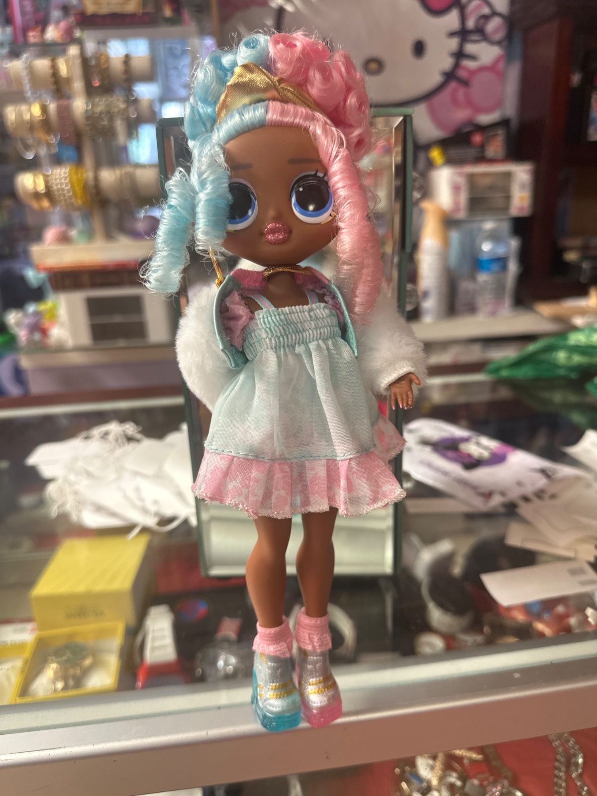 Pastel Two-Tone Hair Fashion Doll