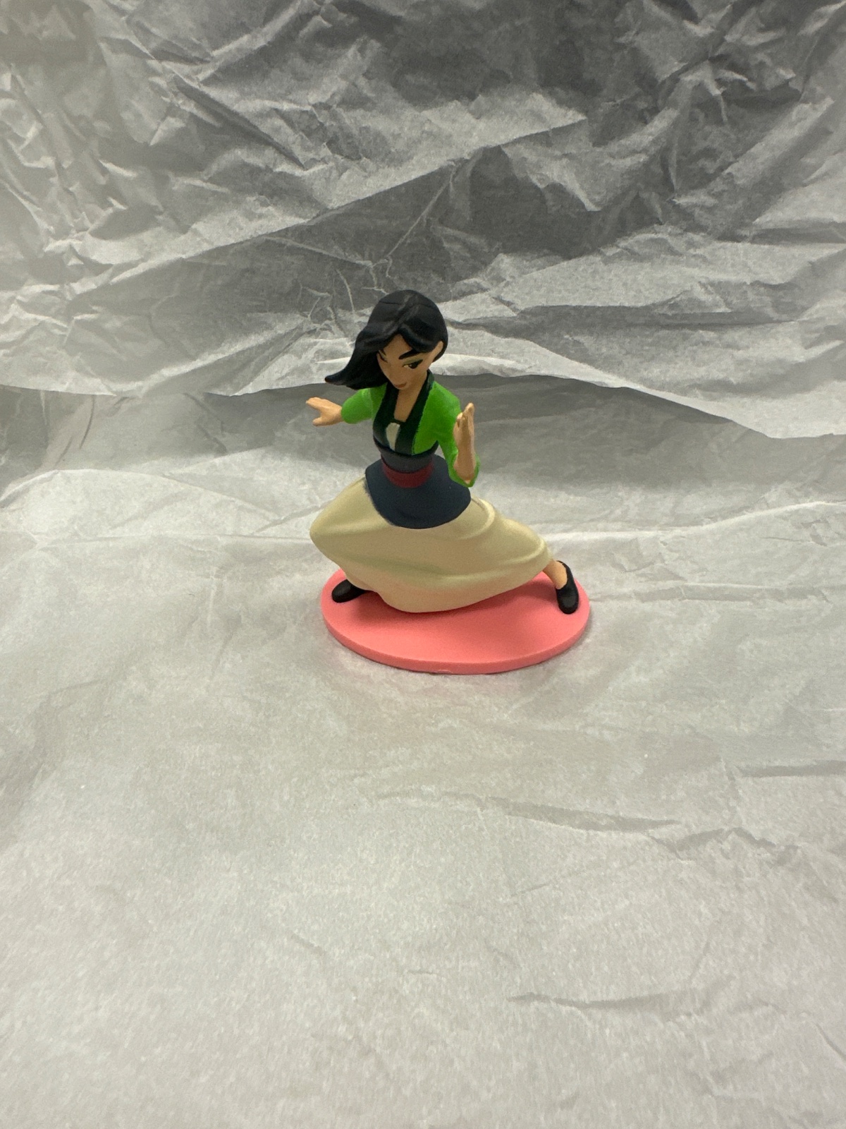 Mulan Disney Princess Figure on Pink Base