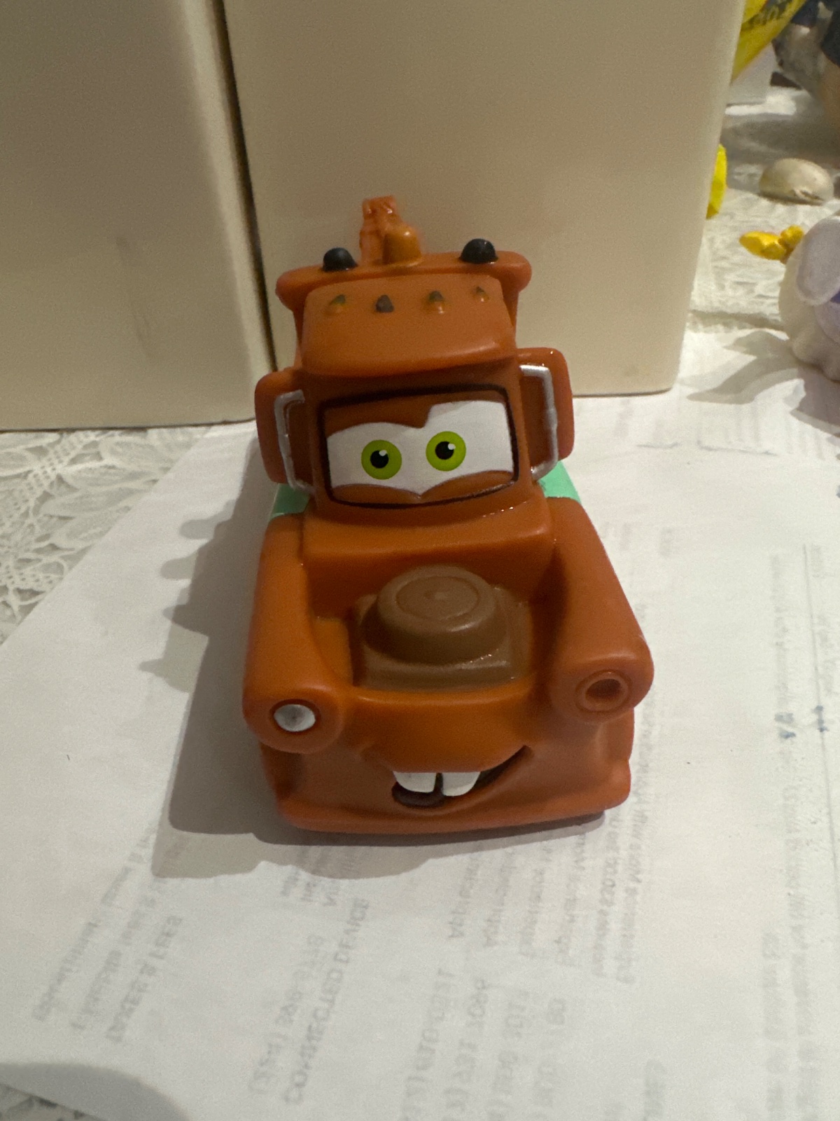 Disney Pixar Cars Mater Tow Truck Toy Figure