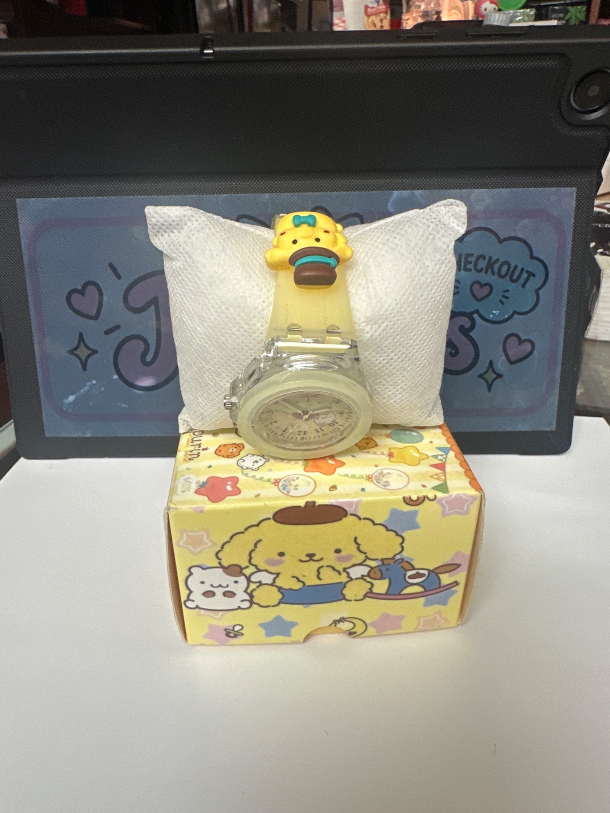 Sanrio Pompompurin Figural Watch with Box