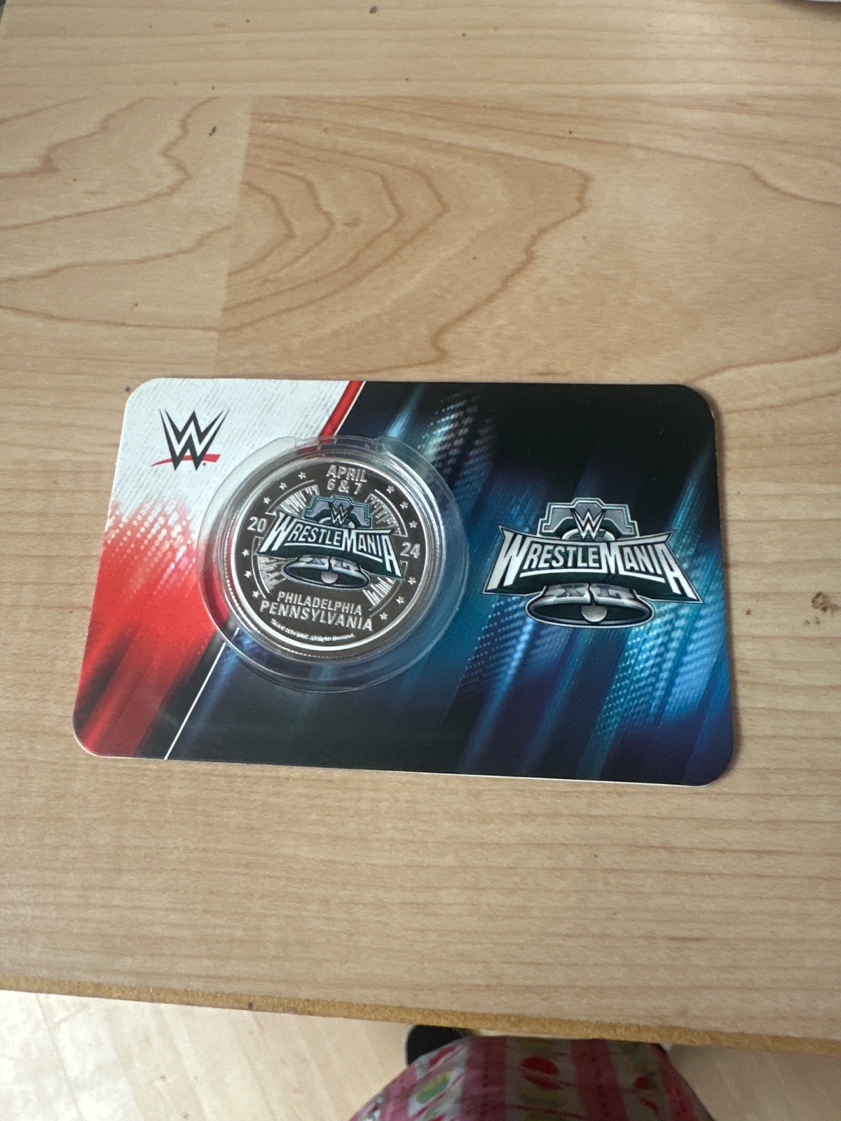 WWE WrestleMania 40 Commemorative Coin Philadelphia 2024